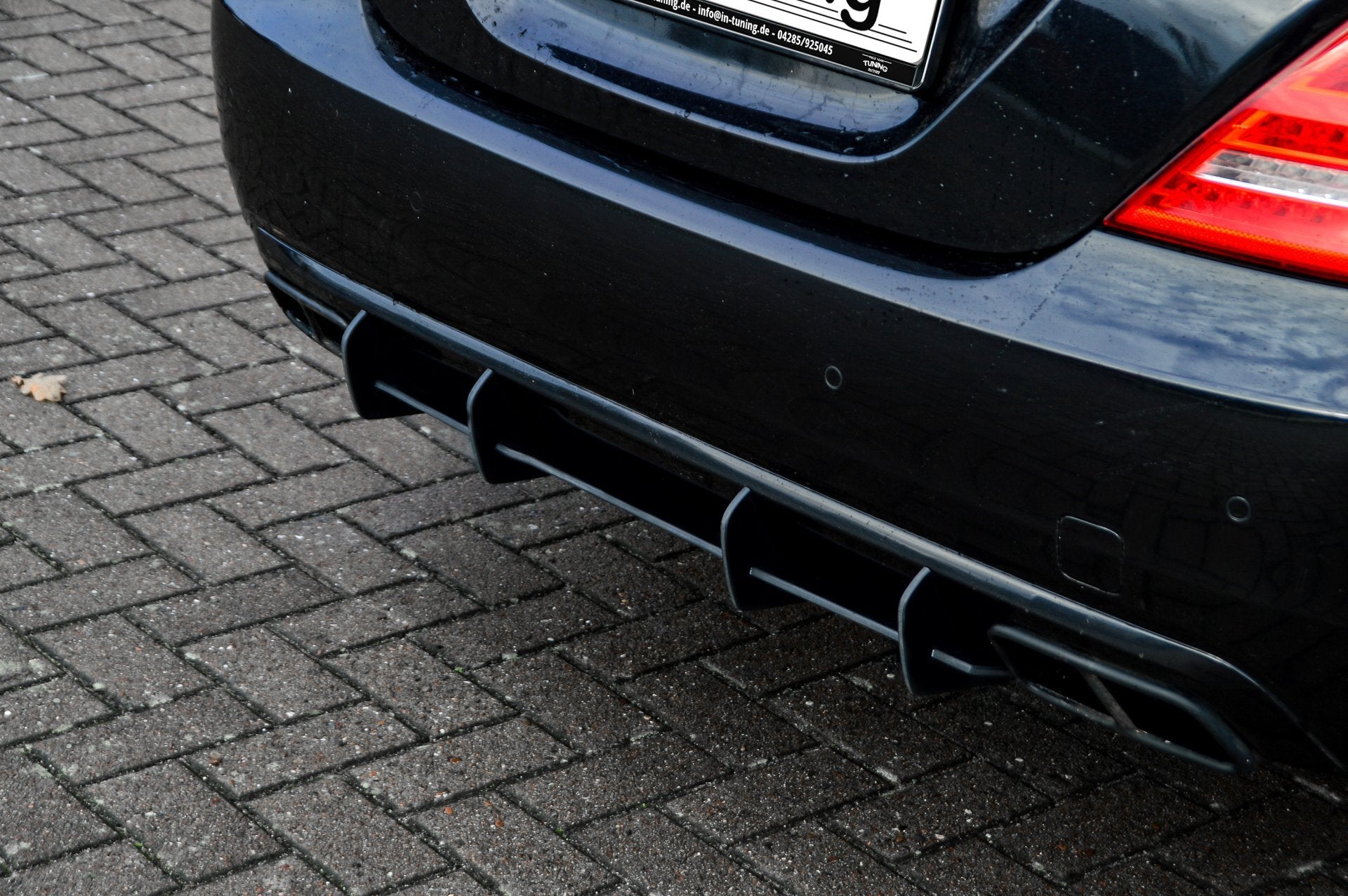 Bodykit für Mercedes S-Klasse V221 Langversion Schwarz Matt