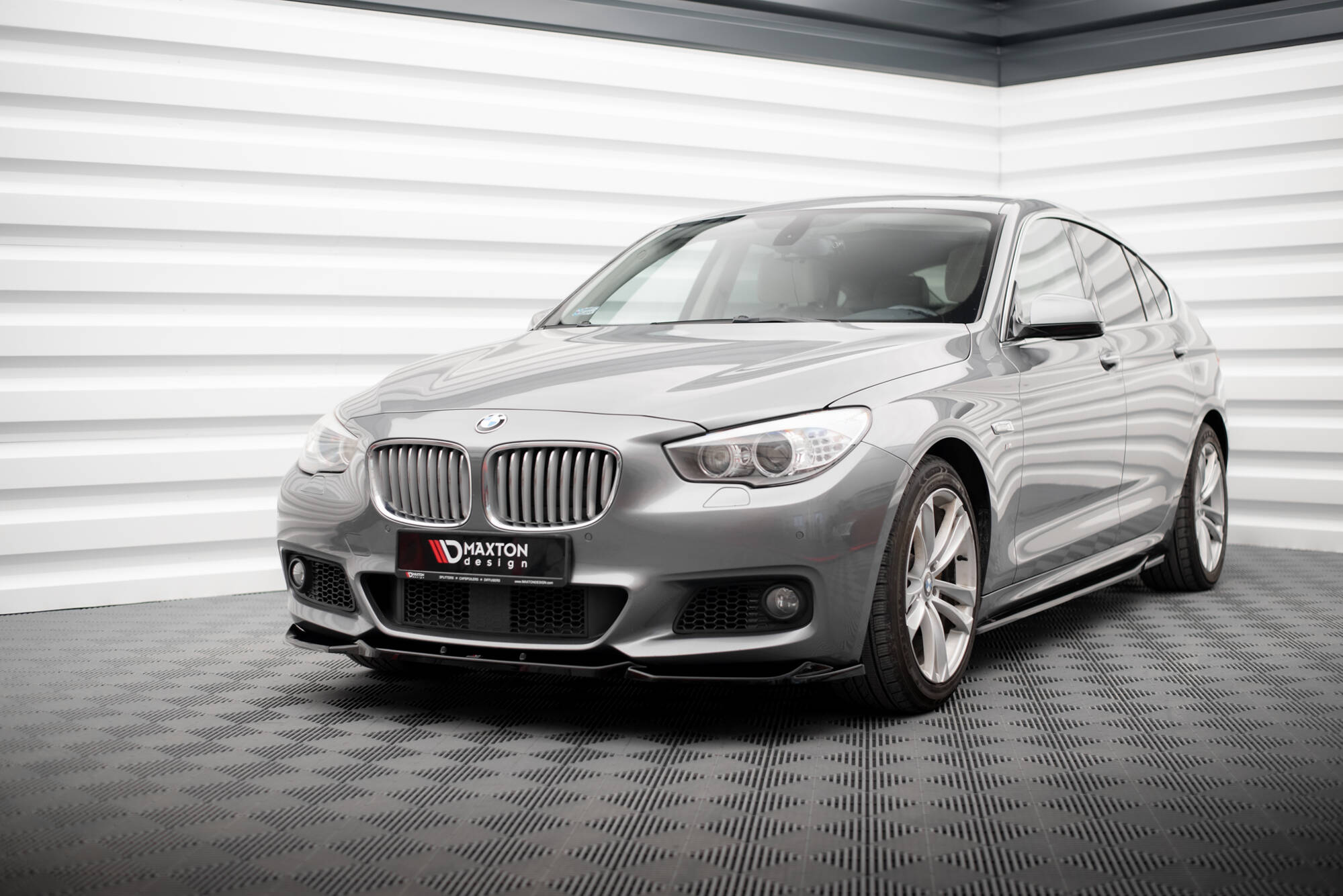 Street+ Spoilerlippe Front Ansatz passend für BMW 5er GT M-Paket F07 schwarz Hochglanz