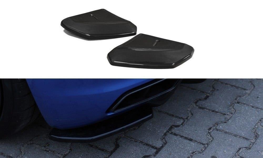 Heck Ansatz Flaps Diffusor für Audi R8 Mk.2 schwarz Hochglanz