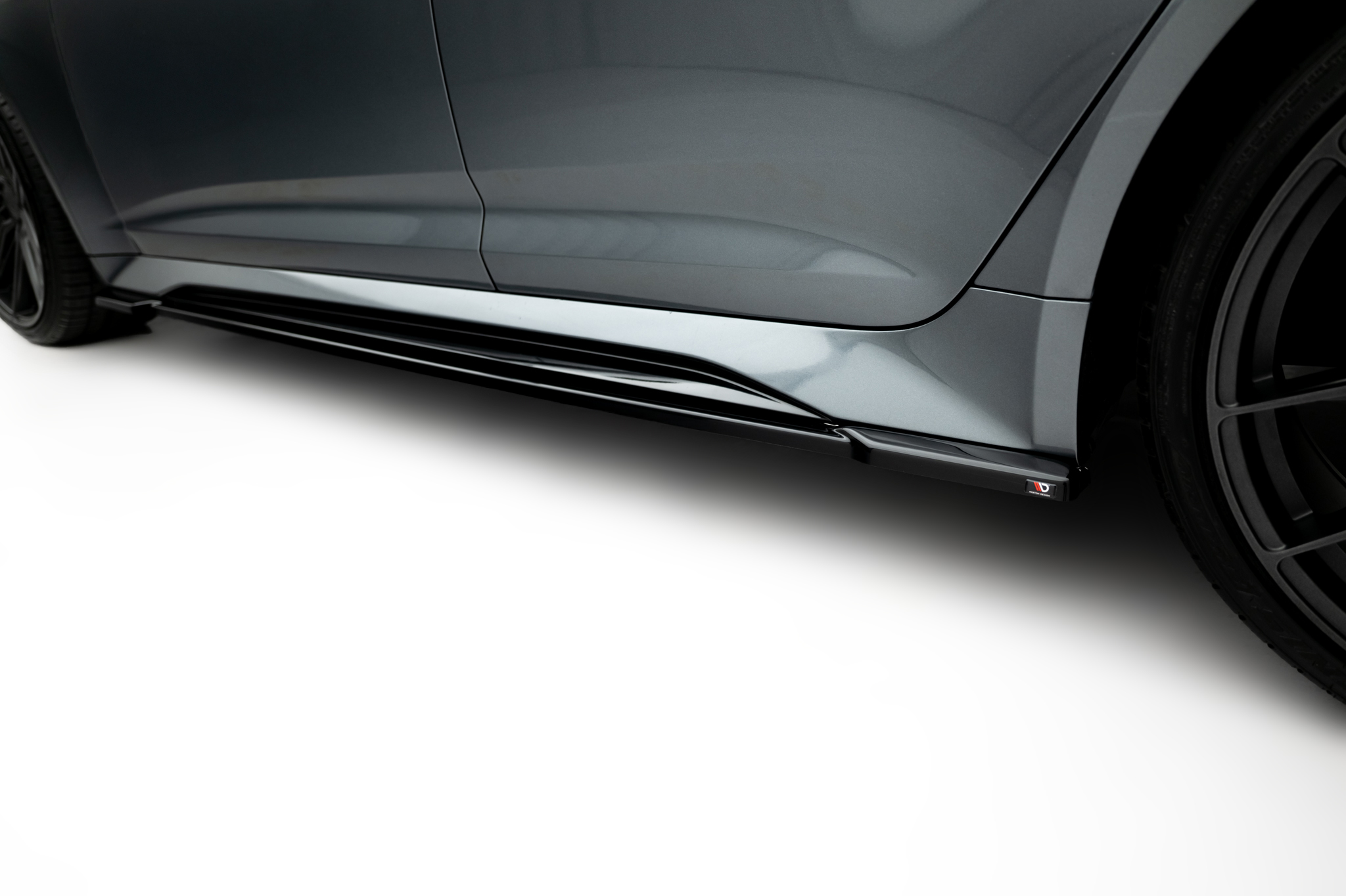 Seitenschweller Ansatz für V.1 für Audi RS6 C8 / C8 Facelift schwarz Hochglanz