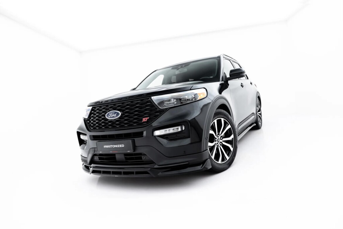 Frontlippe passend für Ford Explorer ST Mk6 schwarz Hochglanz