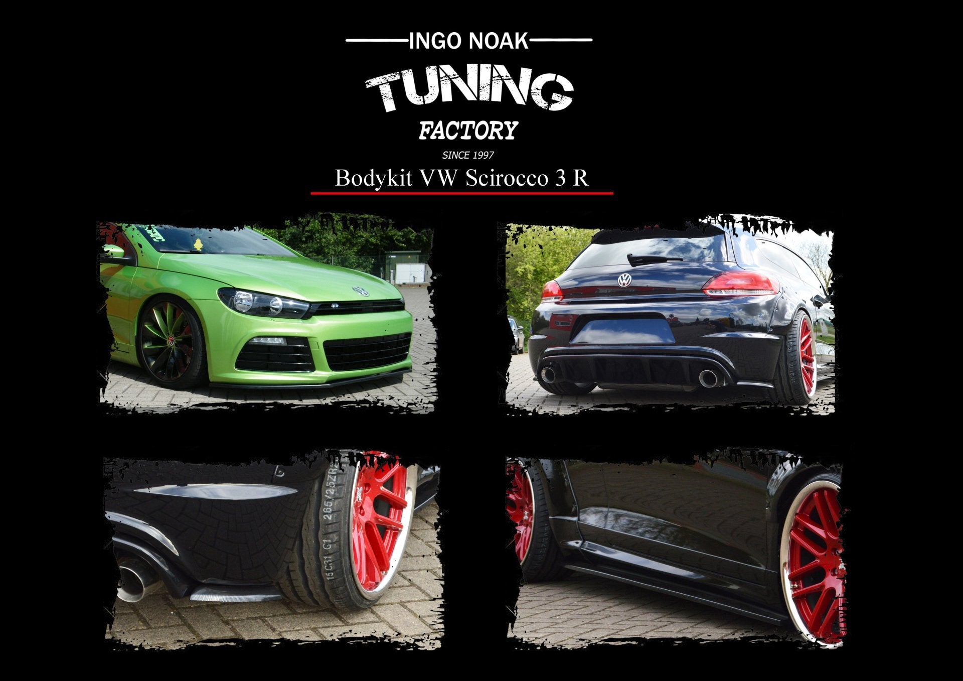 Bodykit für VW Scirocco R Carbon Optik