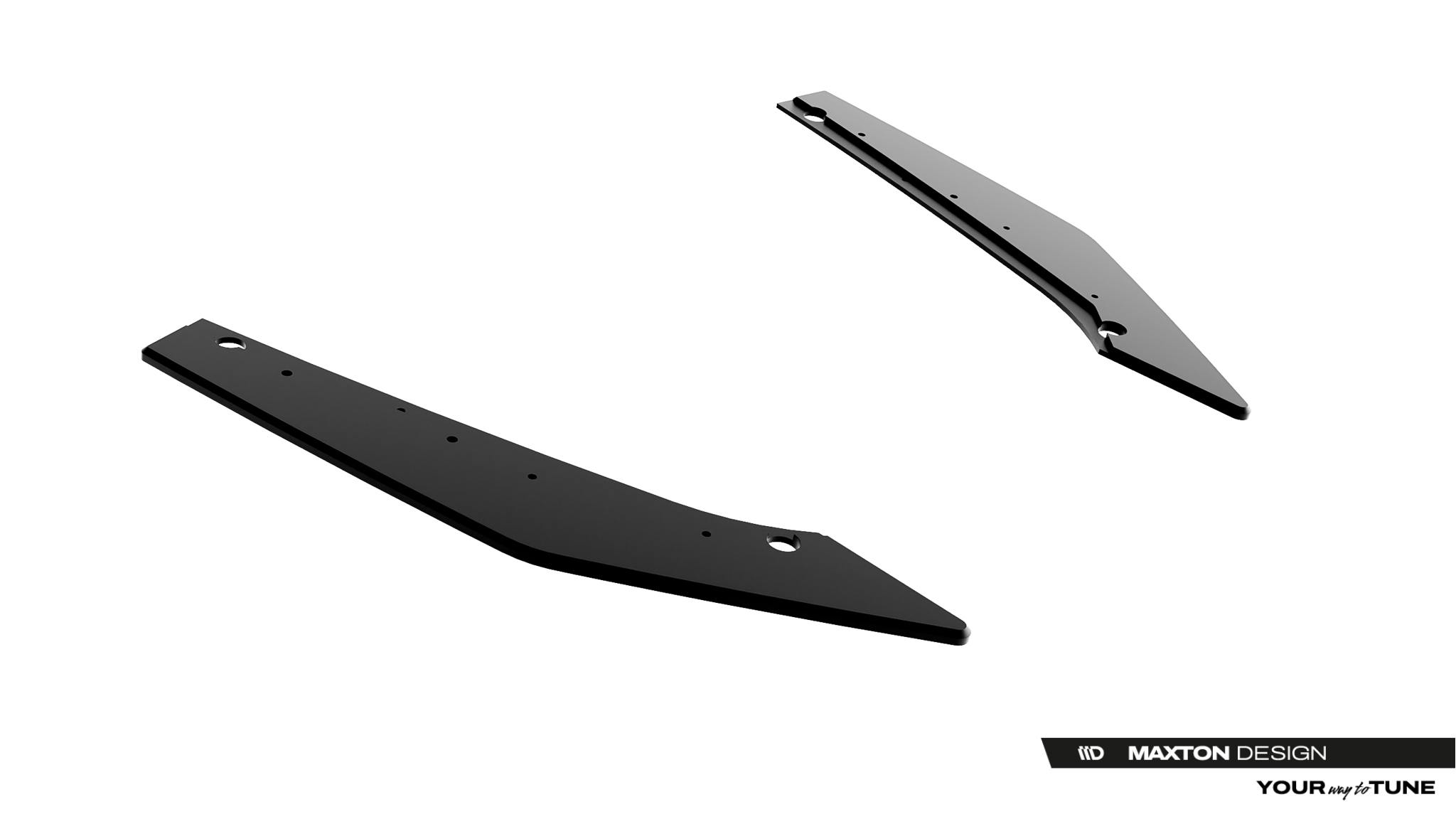 Diffusor Flaps passend für CUPRA Leon ST Mk1 FL schwarz matt