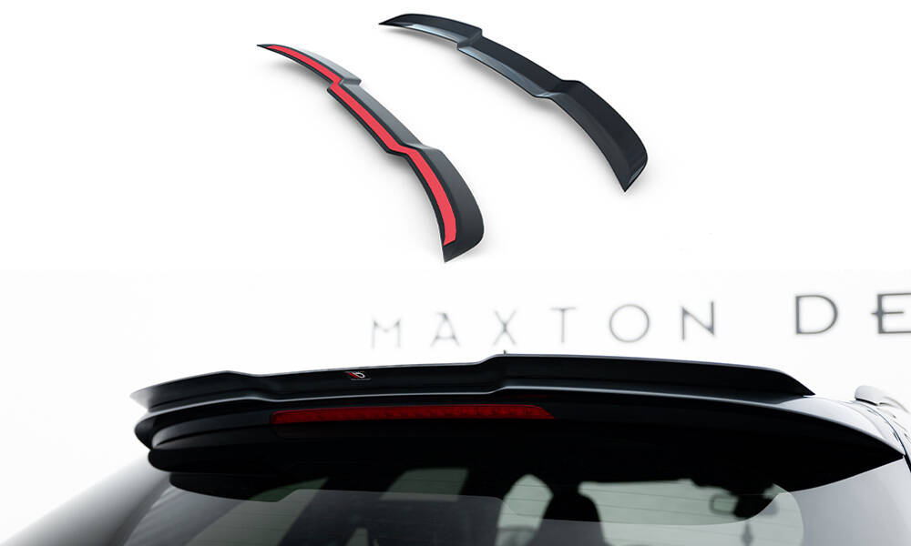 Spoiler CAP für Audi A6 S-Line / S6 Avant C7 / C7 Facelift schwarz Hochglanz