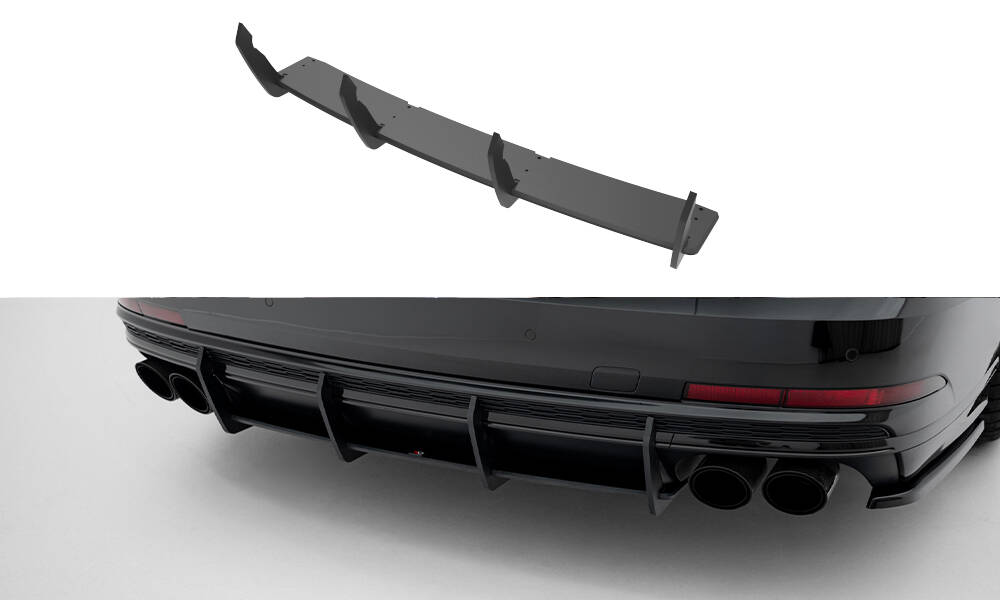 Street Pro Heckschürze Heck Ansatz Diffusor passend für Audi S8 D5