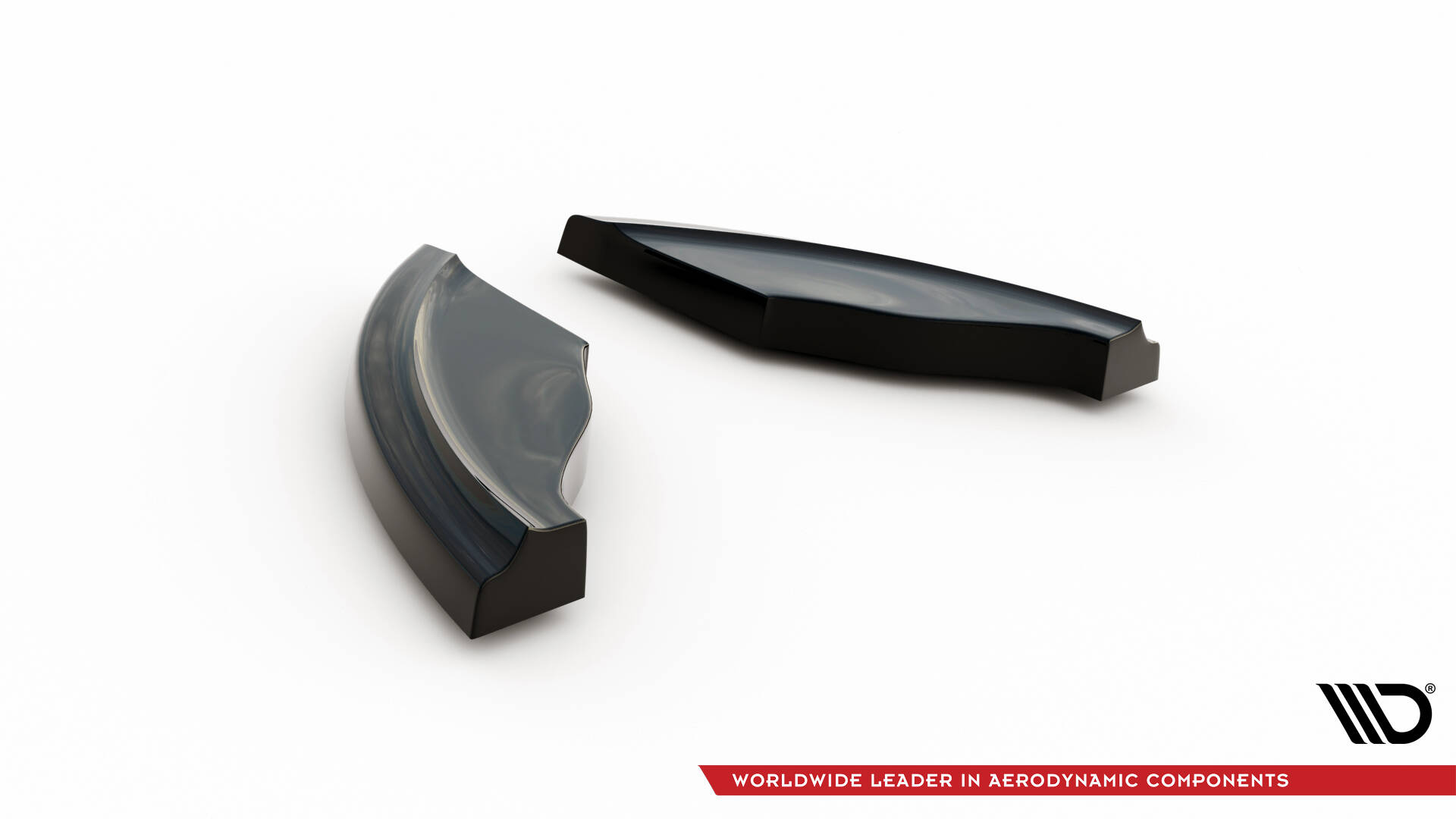 Heck Ansatz Flaps Diffusor für VW GOLF 6 GTI 35TH schwarz Hochglanz