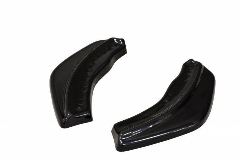 Street+ Heck Ansatz Flaps passend für Ford Focus RS Mk1 schwarz Hochglanz