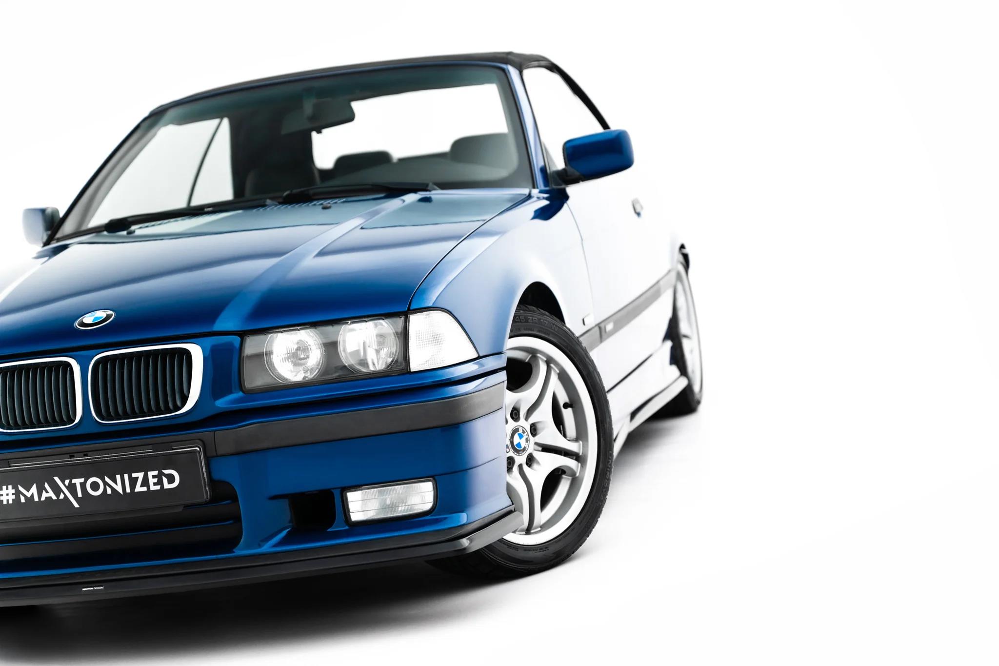 Frontlippe V.3 passend für BMW M3 / 3 M-Paket Coupe / Cabrio E36 schwarz Hochglanz