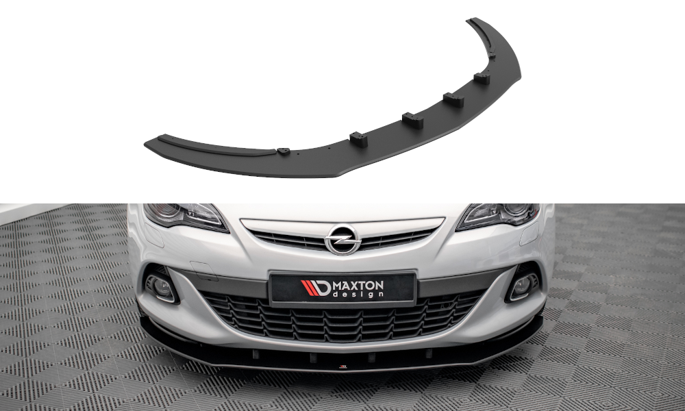 Street Pro Spoilerlippe Front Ansatz passend für Opel Astra GTC OPC-Line J rot