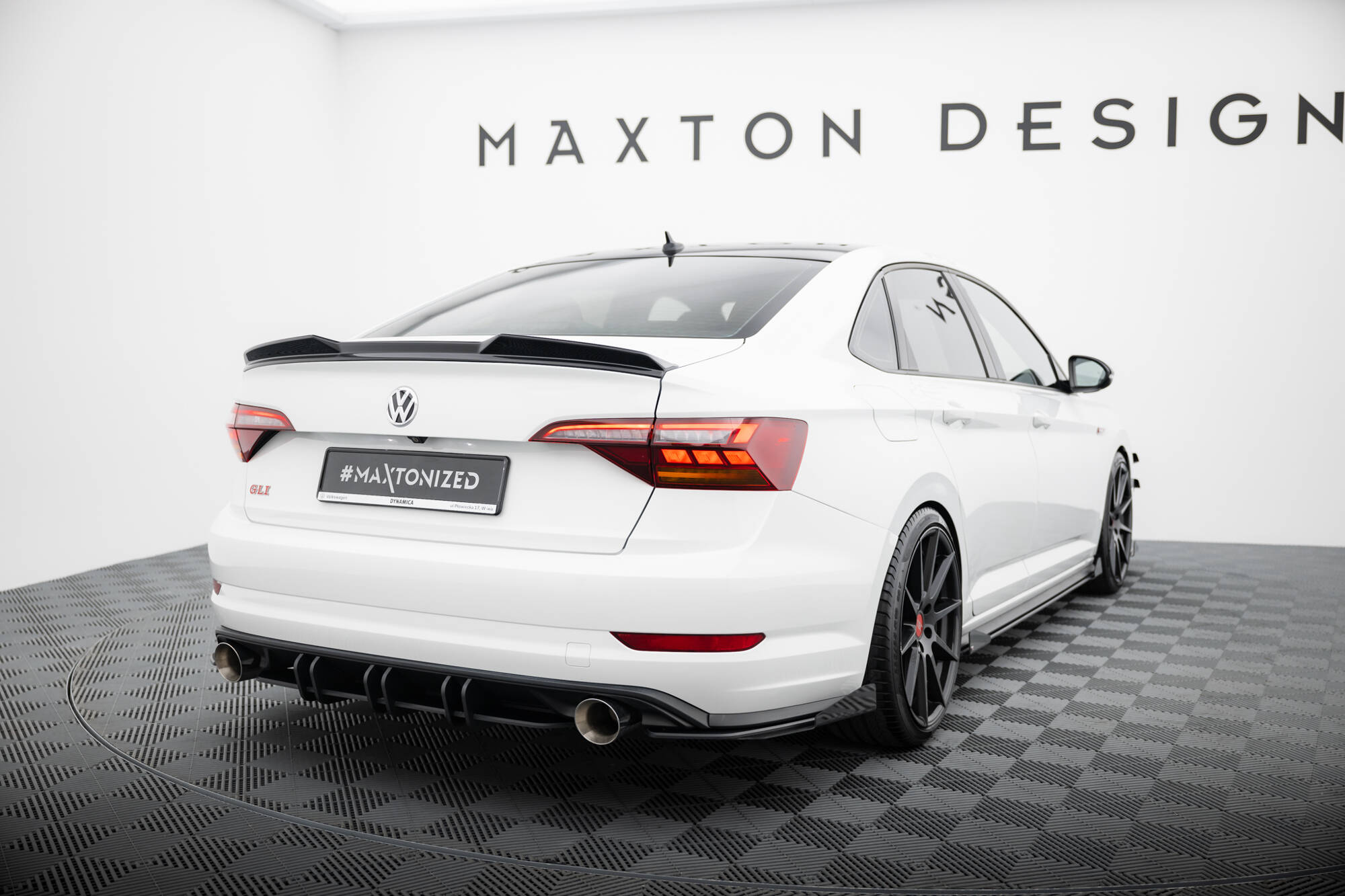 Street Pro Heckschürze Heck Ansatz Diffusor passend für VW Jetta GLI Mk7