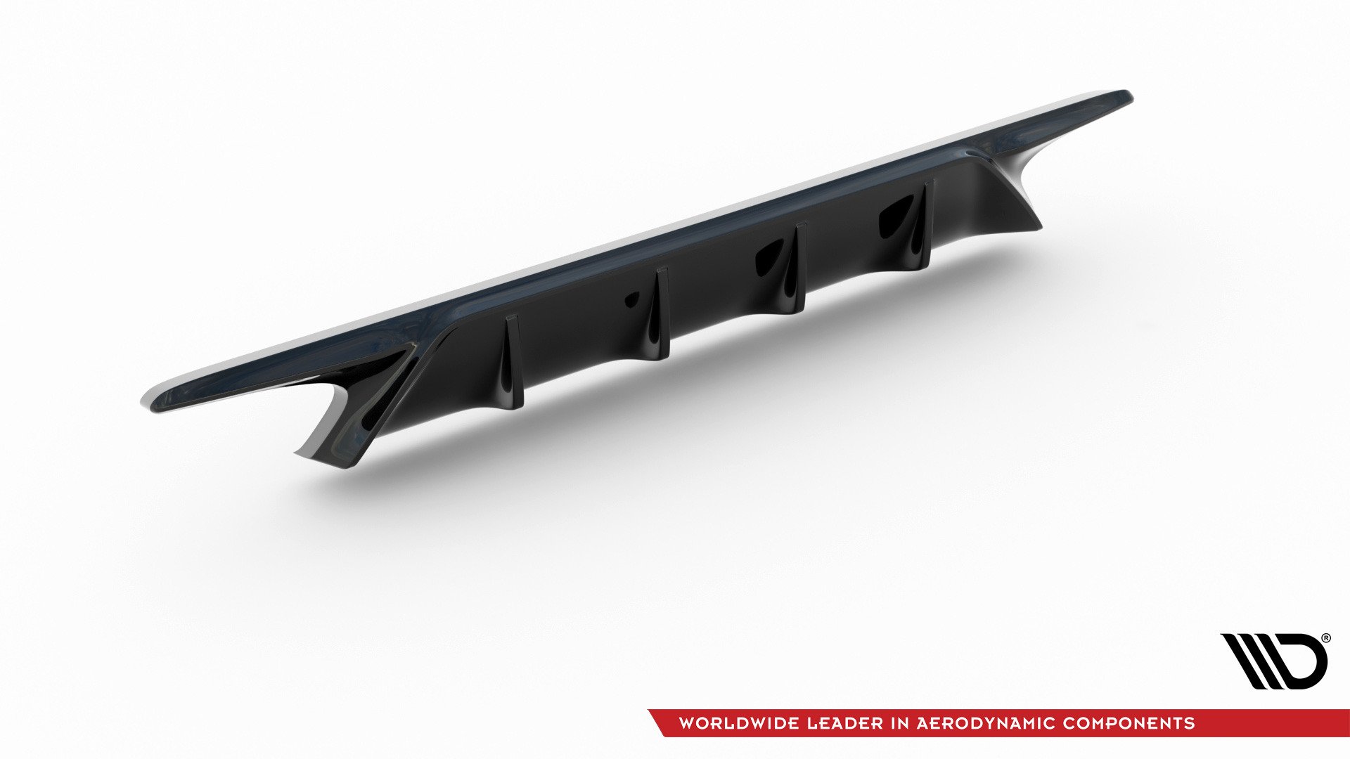 Diffusor Heck Ansatz V.2 für Ford Focus Hatchback ST Mk4 schwarz Hochglanz