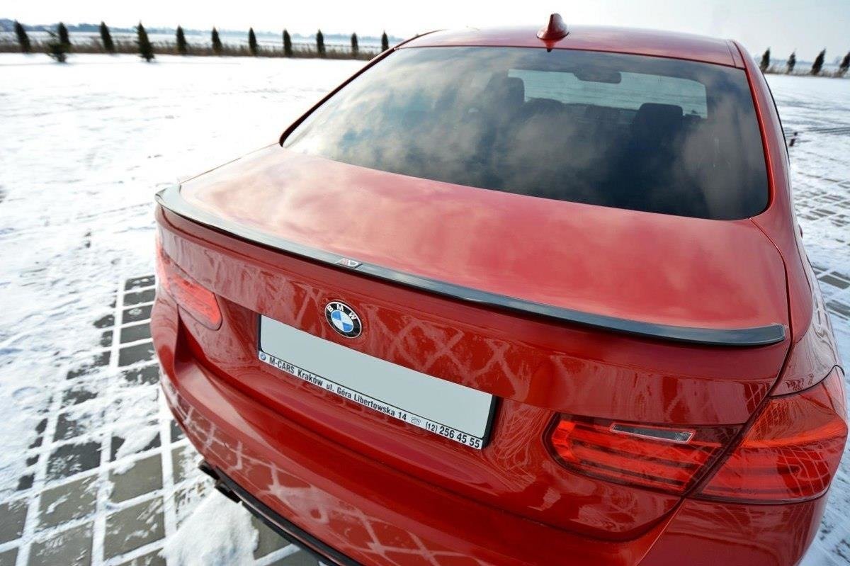 Spoiler CAP für BMW 3er Limousine F30 schwarz Hochglanz
