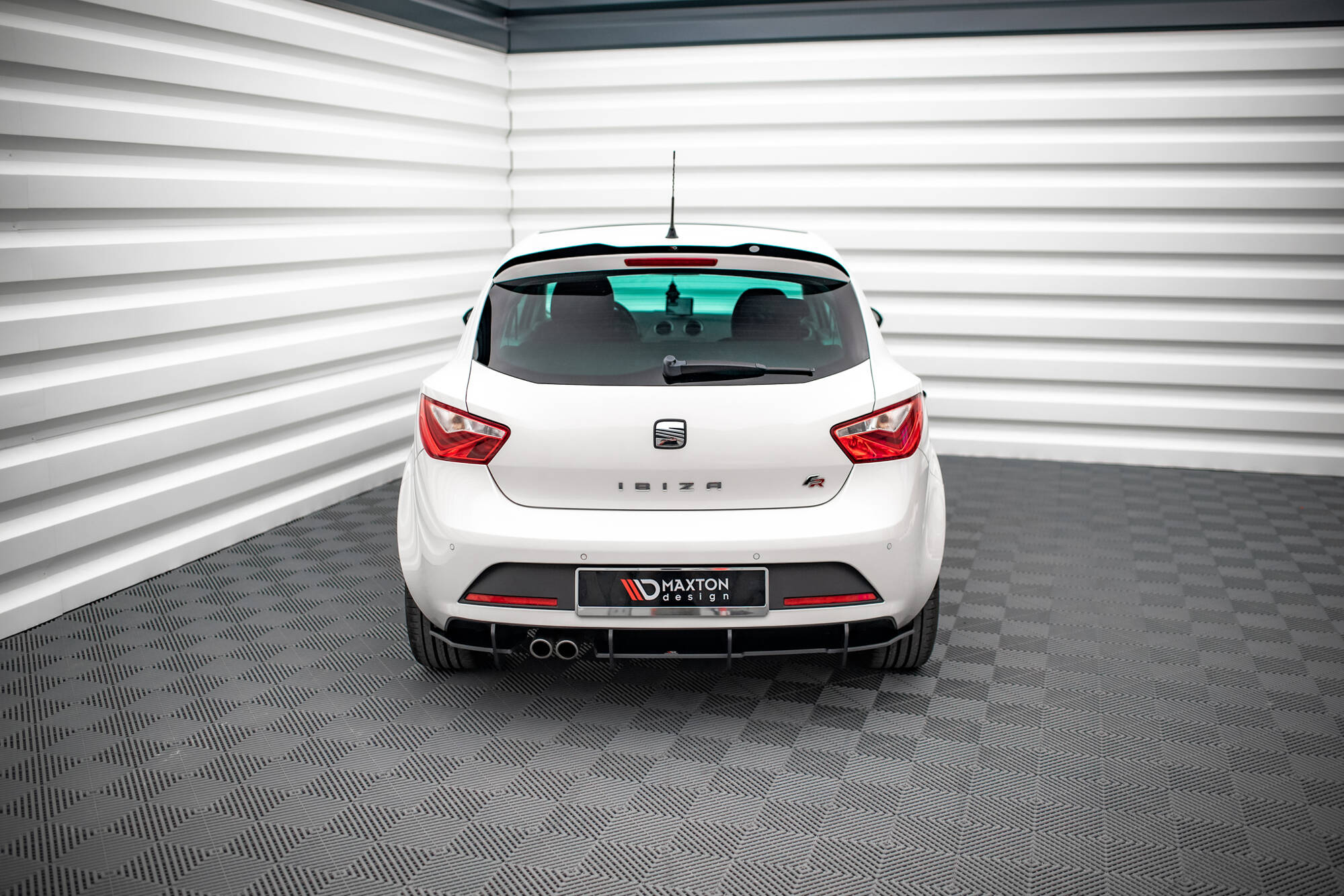 Street Pro Heckschürze Heck Ansatz Diffusor passend für Seat Ibiza FR SC Mk4 FL