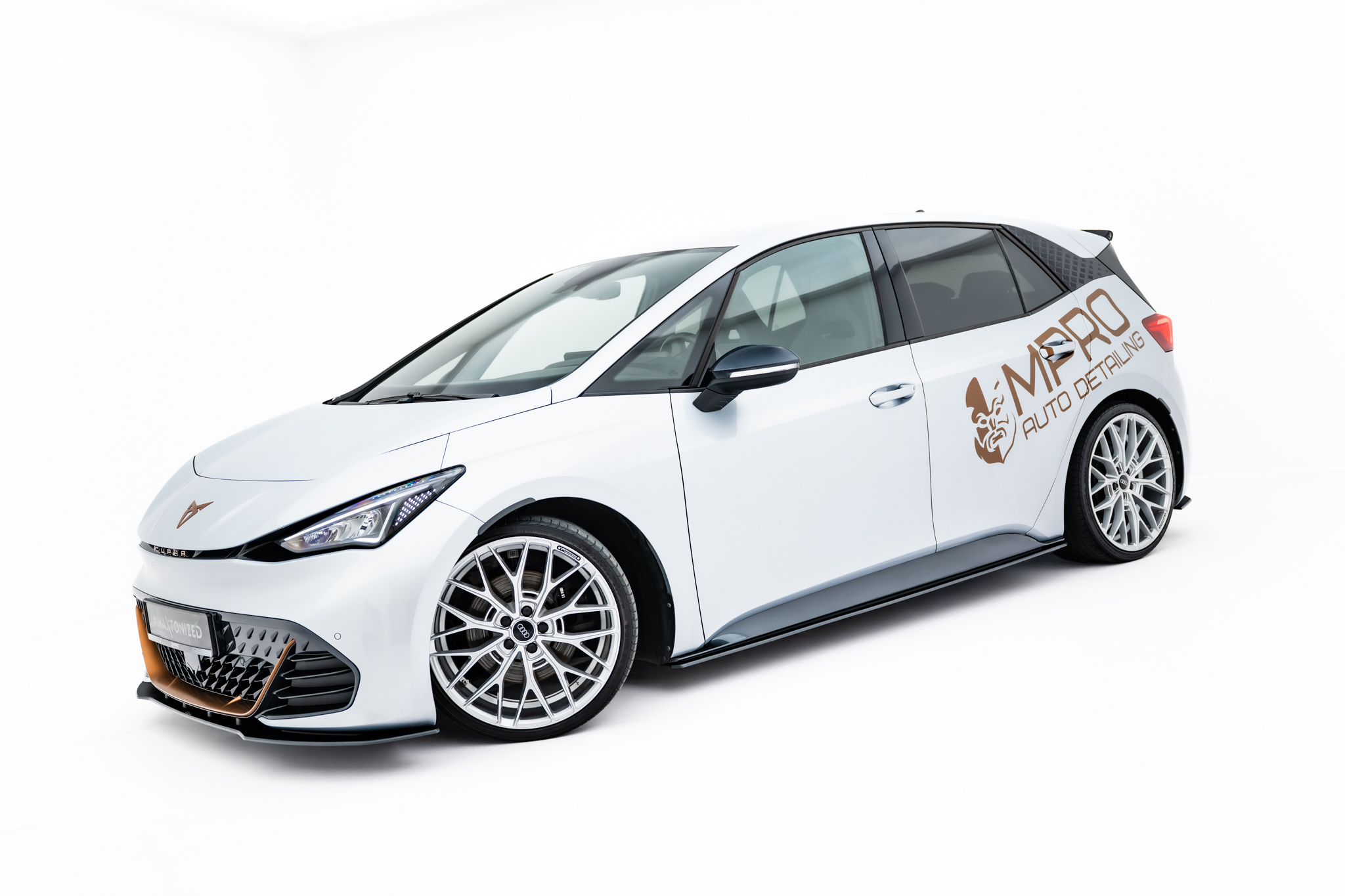 Seitenschweller Ansatz Paar passend für CUPRA Born Mk1 roter Kern