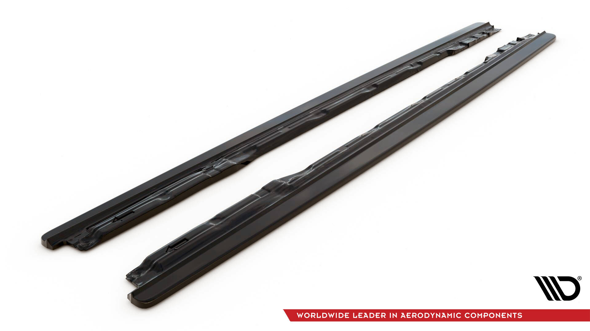 Seitenschweller Ansatz für Audi S4 / A4 S-Line / A4 Competiton B9 schwarz Hochglanz