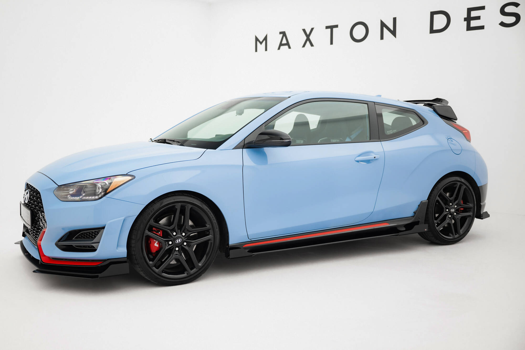 Seitenschweller Flaps passend für Hyundai Veloster N Mk2 schwarz Hochglanz