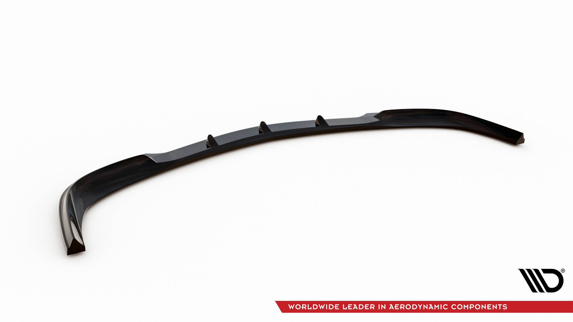 Street+ Spoilerlippe Front Ansatz V.1 passend für Mercedes CLK W 209 passend für Standard Stoßstange schwarz Hochglanz