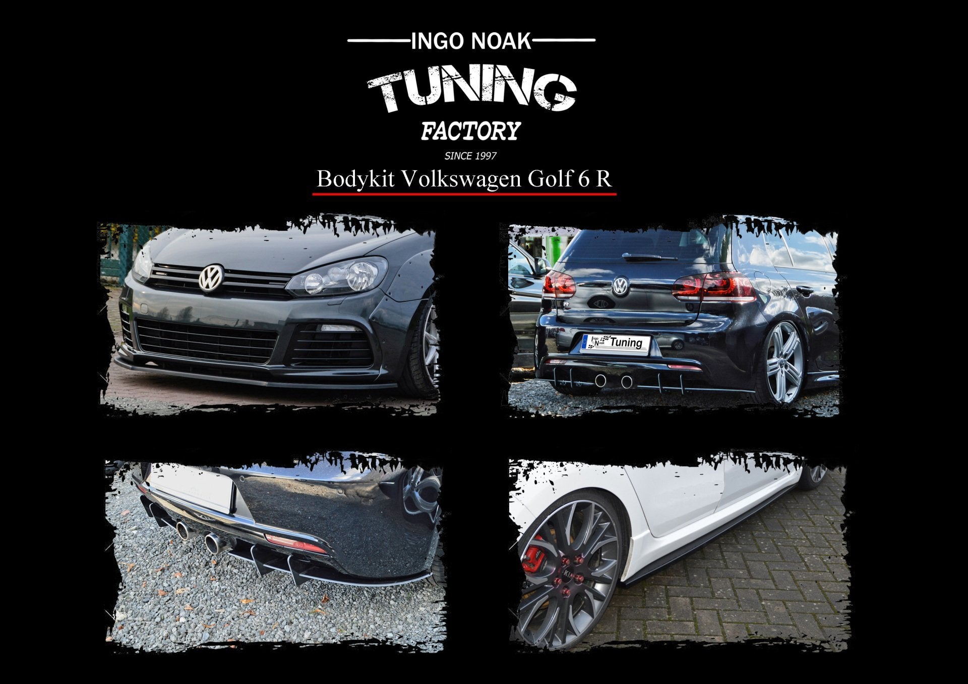 Bodykit für VW Golf 6 R Carbon Optik