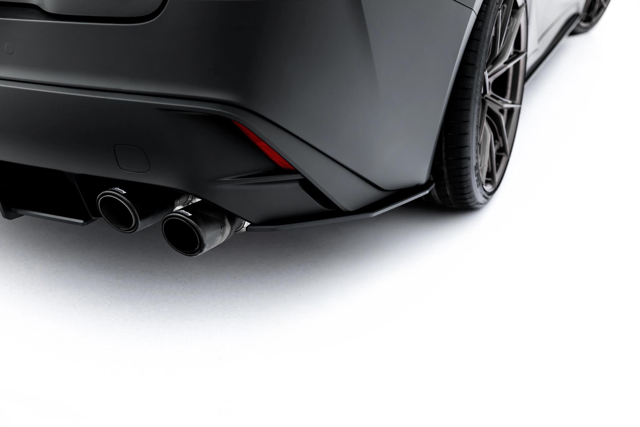 Diffusor Flaps passend für Lexus IS 500 Mk3 Facelift 2 XE30 roter Kern