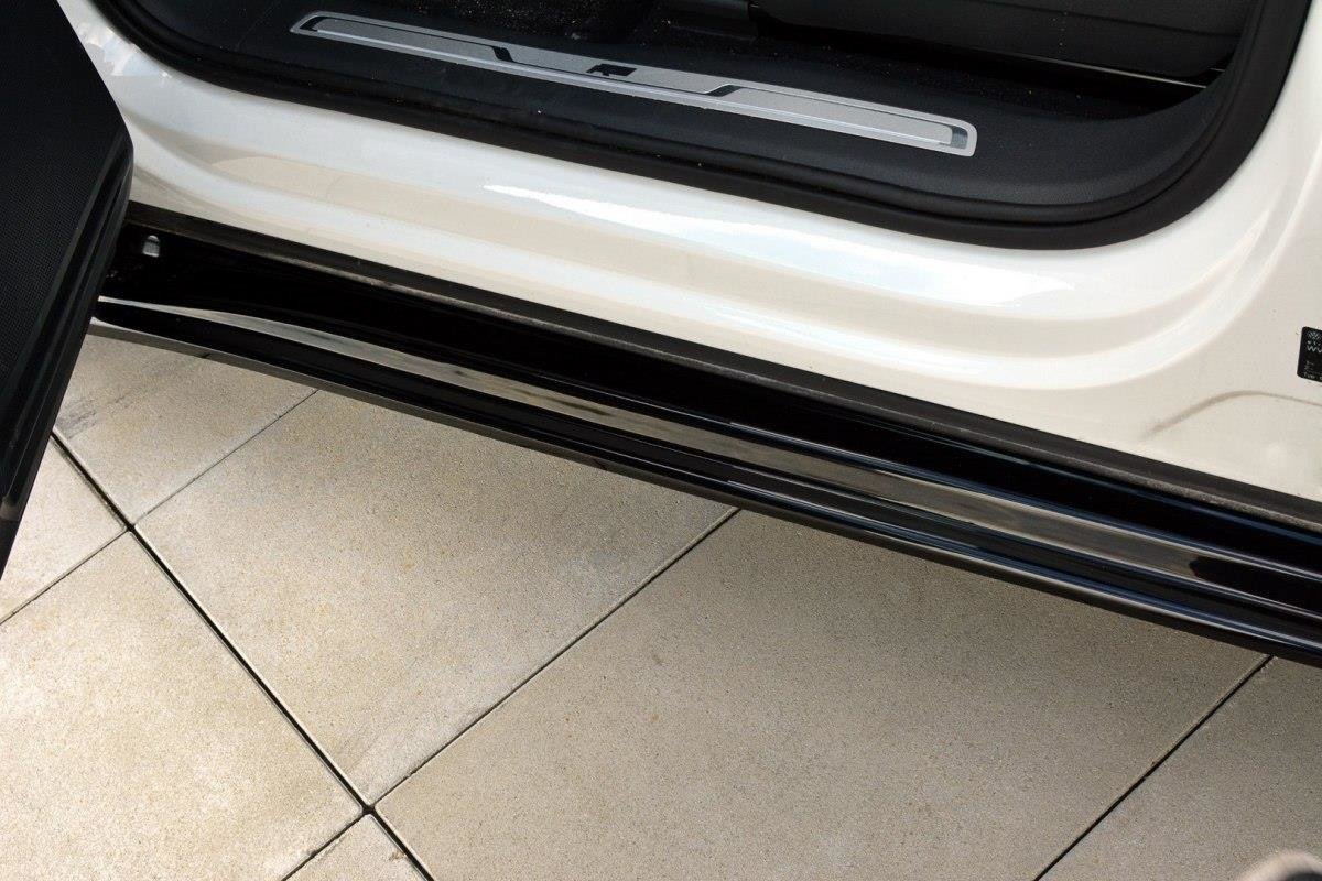 Street+ Seitenschweller Leisten passend für VW Tiguan R-Line Mk2 schwarz Hochglanz