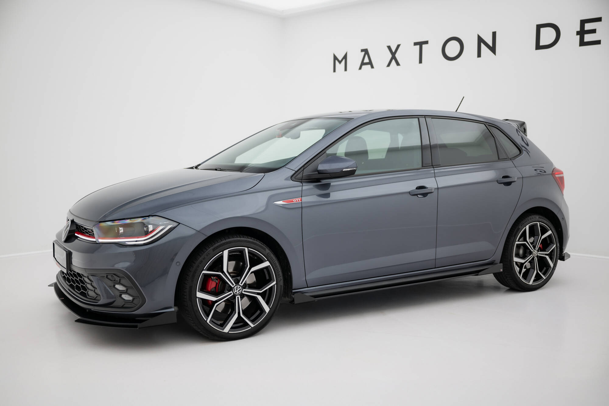 Seitenschweller Flaps passend für VW Polo GTI Mk6 FL schwarz Hochglanz