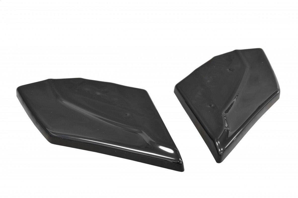 Heck Ansatz Flaps Diffusor für SEAT LEON III CUPRA / FR schwarz Hochglanz