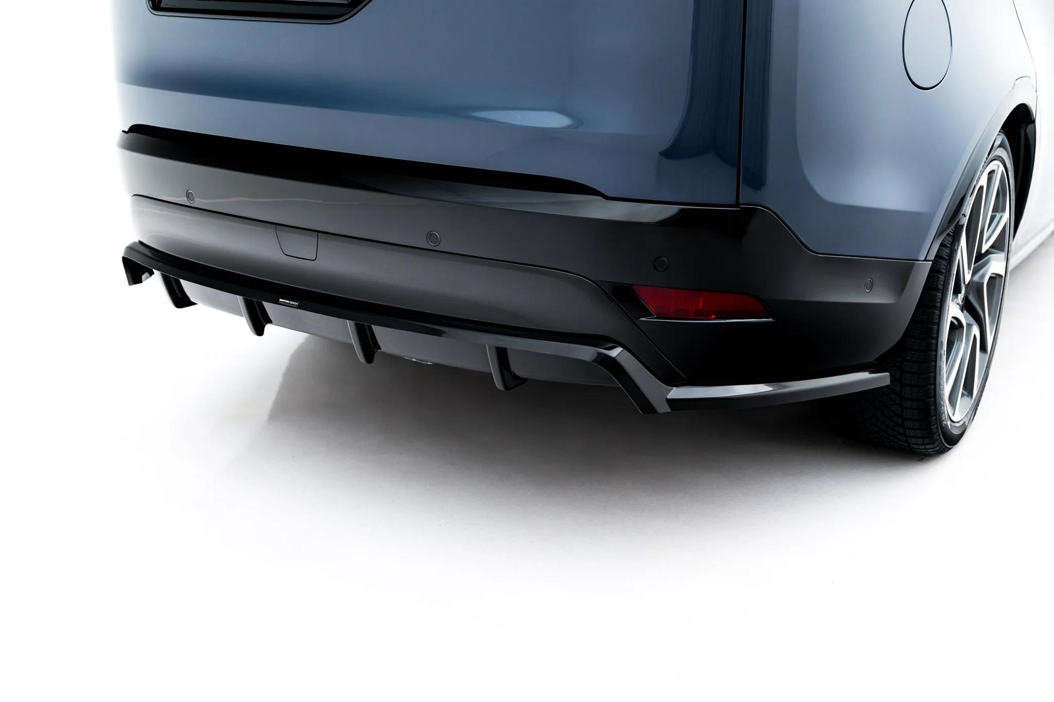 Street+ Mittlerer Diffusor RACE passend für Land Rover Discovery HSE Mk5 Facelift schwarz Hochglanz