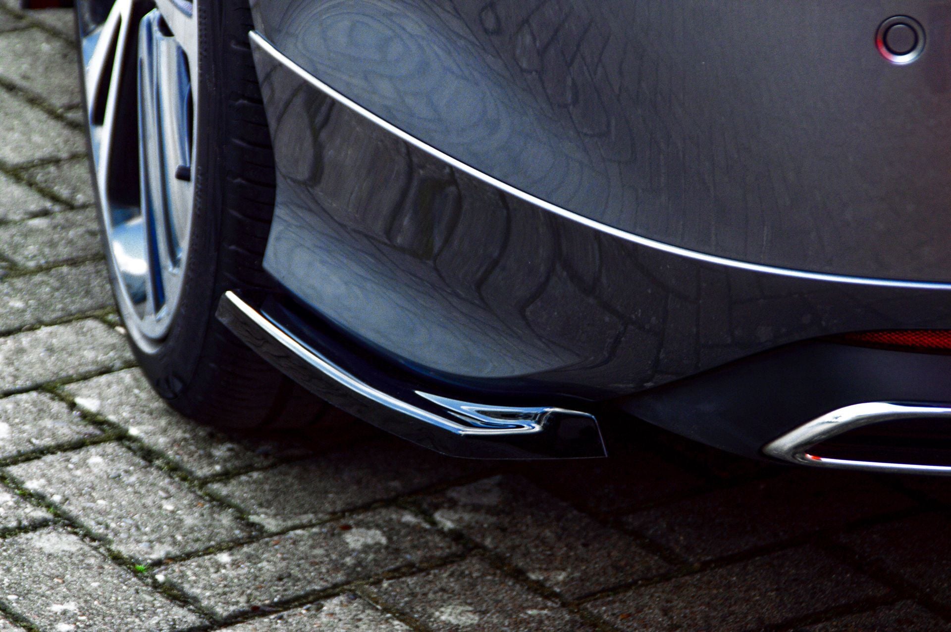 Heckanstz Seitenteile für Opel Insignia B Grandsport OPC Line ab 2021- Schwarz Glanz