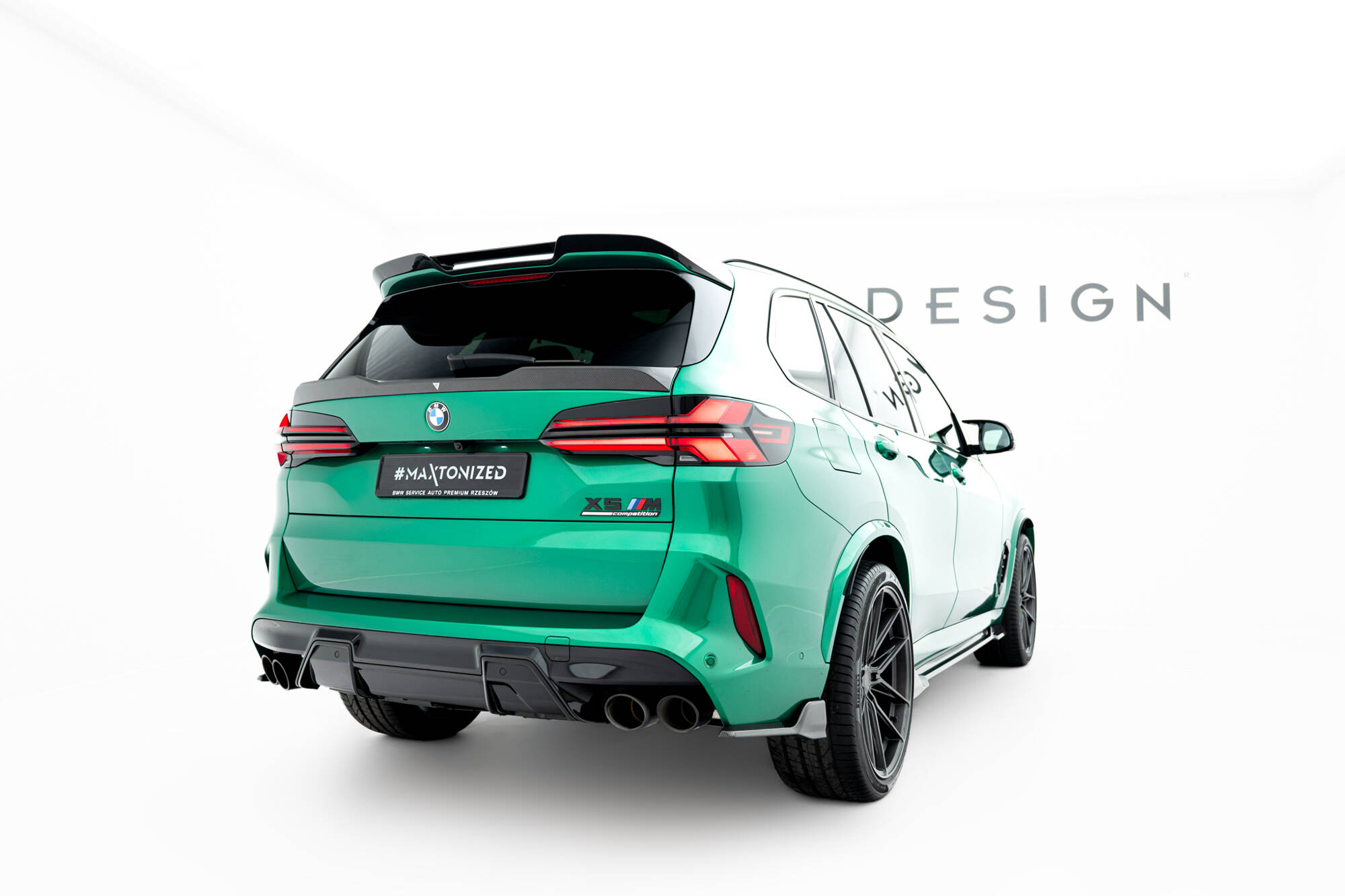Carbon Fiber Heckklappenspoiler Unterer passend für BMW X5 M F95 FL