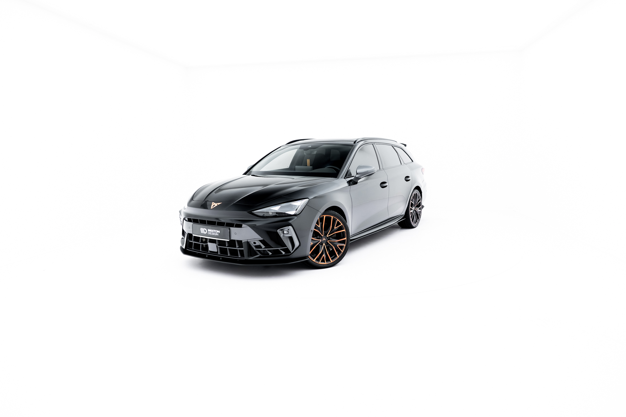 Frontlippe passend für CUPRA Leon ST / Hatchback Mk1 FL schwarz matt