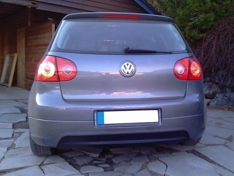 HECKSANSATZ passend für VW Golf 5 GTI EDITION 30 ohne Endrohr passend für Standard Auspuff