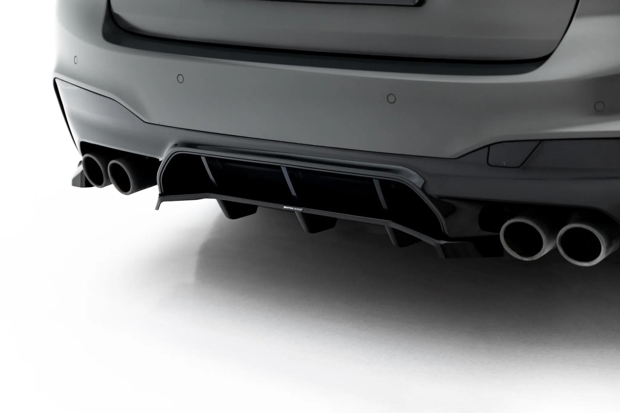 Diffusor passend für BMW M5 F90 / F90 Facelift schwarz Hochglanz