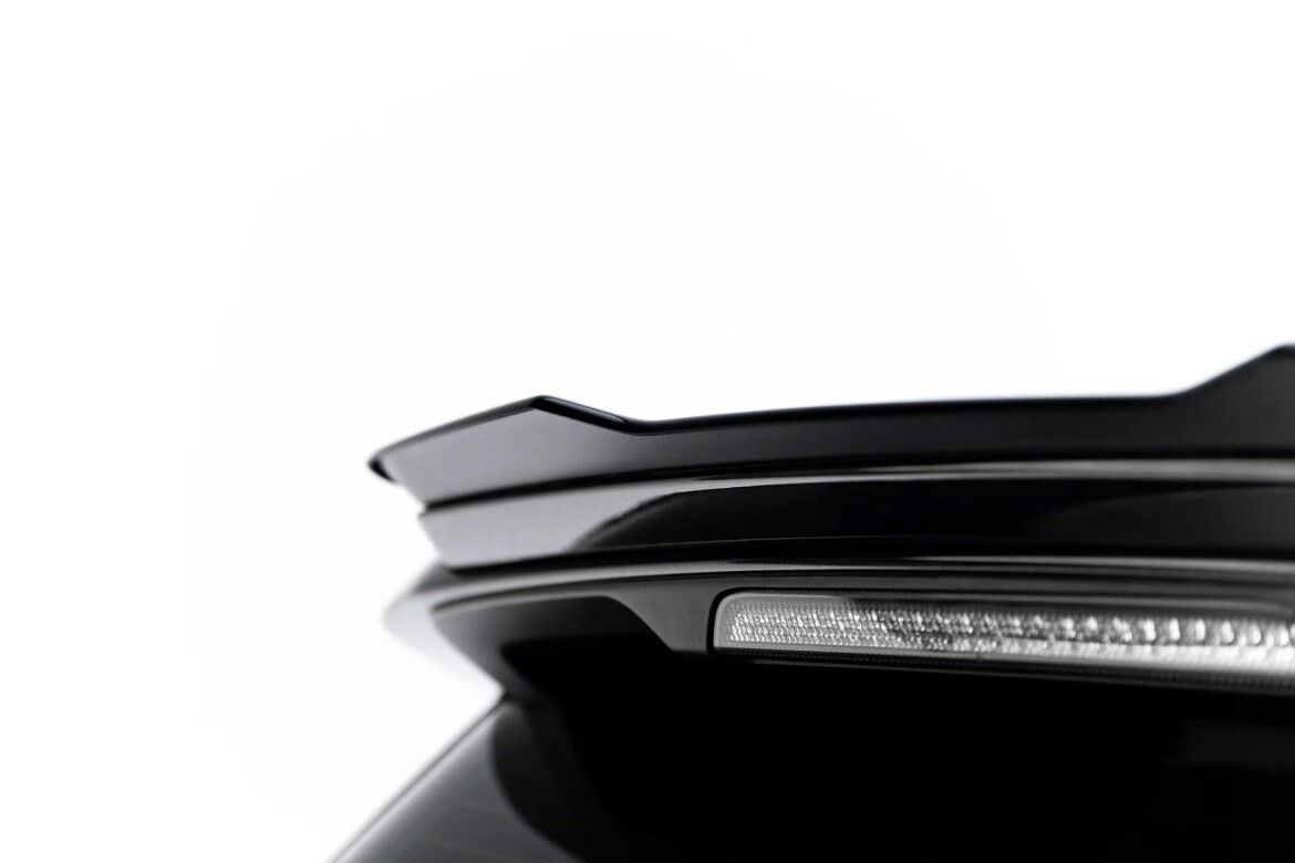 Heckspoiler Lippe passend passend für Land Rover Range Rover Evoque Mk1 schwarz Hochglanz