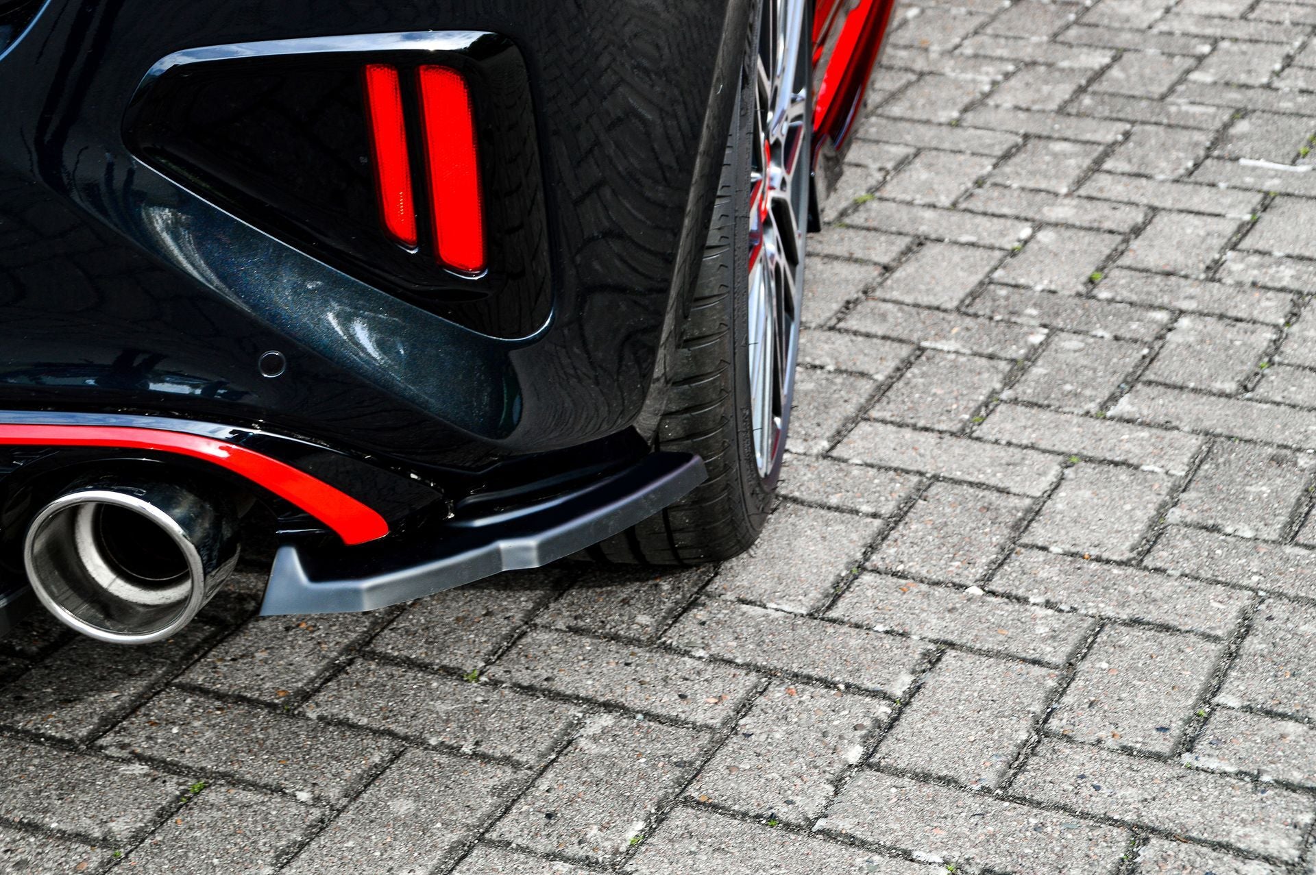 Heckdiffusor Seitenteile für Kia Ceed CD GT Facelift ab Bj. 2021- Carbon Optik