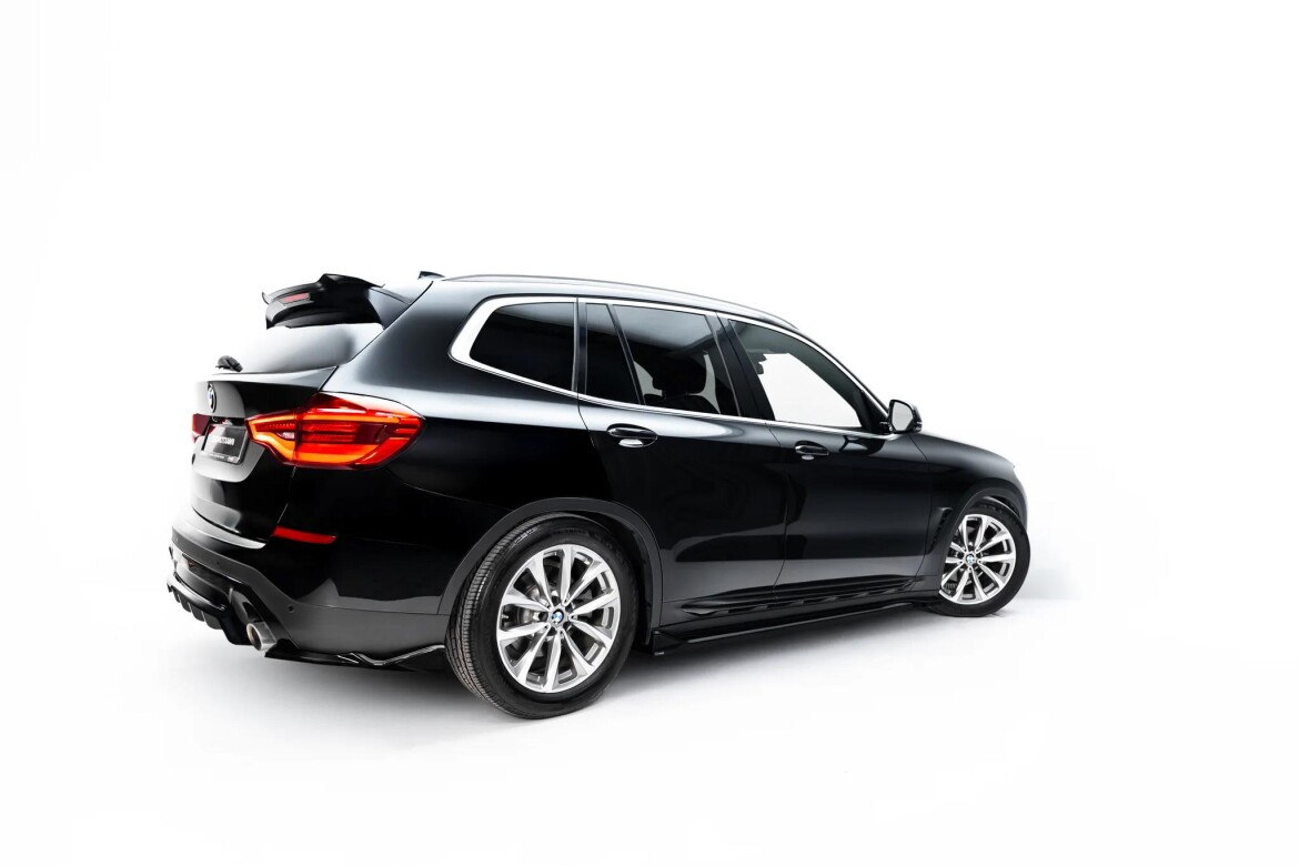 Seitenschweller Ansatz (Paar) passend für BMW X3 G01 schwarz Hochglanz