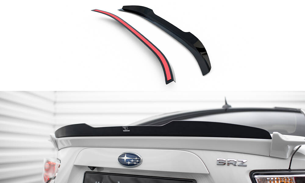 Spoiler CAP für Subaru BRZ Mk1 / Mk1 Facelift schwarz Hochglanz