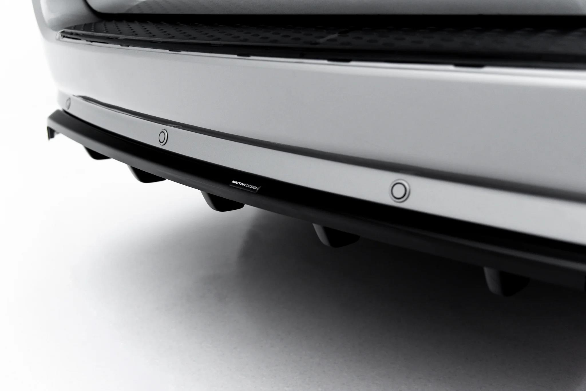 Street+ Mittlerer Diffusor RACE passend für Dodge Grand Caravan Mk5 Facelift schwarz Hochglanz