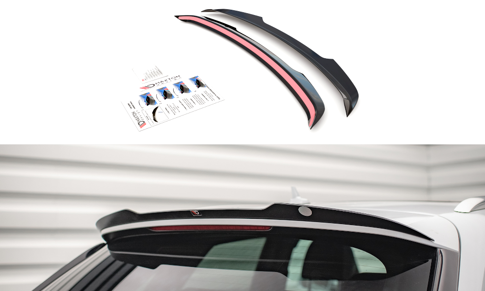 Heck Spoiler Aufsatz Abrisskante passend für Audi Q3 Sport 8U FL / S-Line 8U schwarz Hochglanz