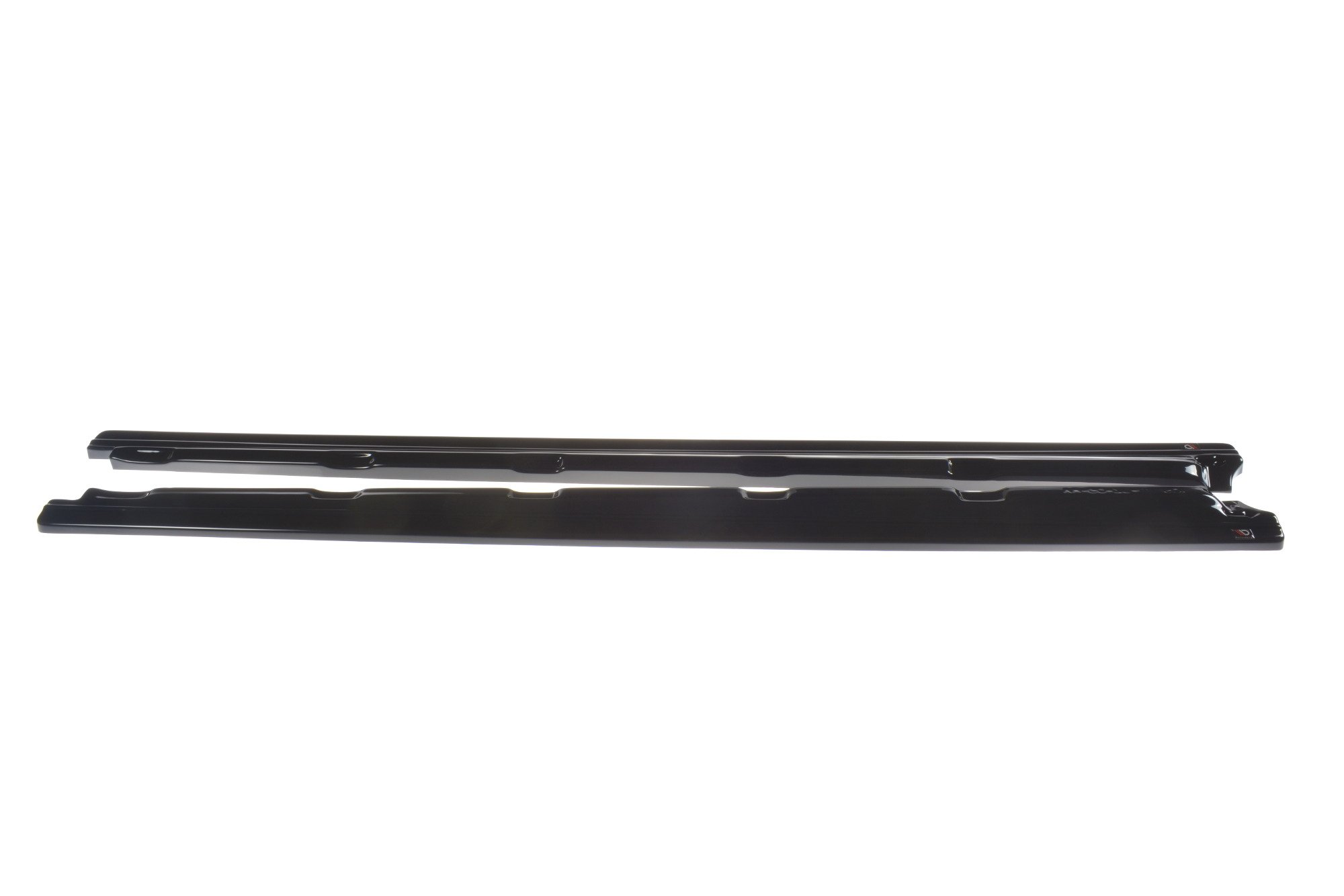 Seitenschweller Ansatz für VW GOLF 7 FACELIFT STANDARD schwarz Hochglanz