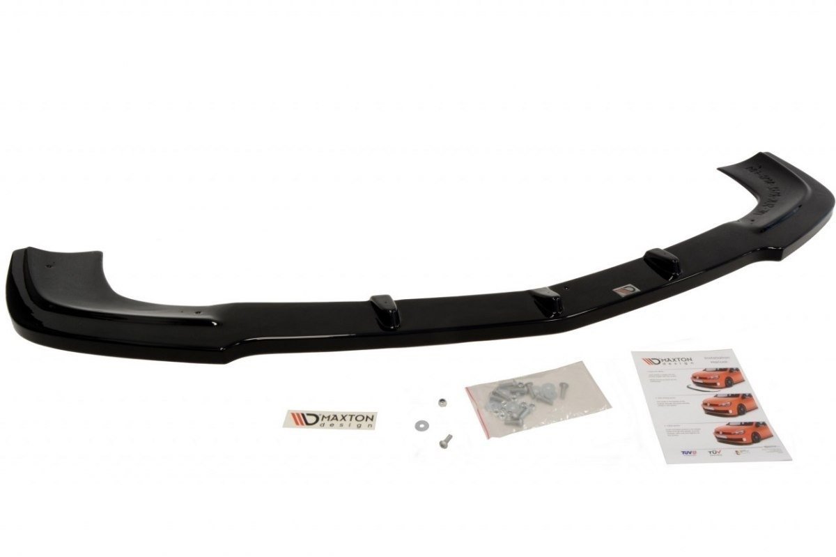 Street+ Spoilerlippe Front Ansatz passend für Mercedes SLK 55 AMG R172 schwarz Hochglanz