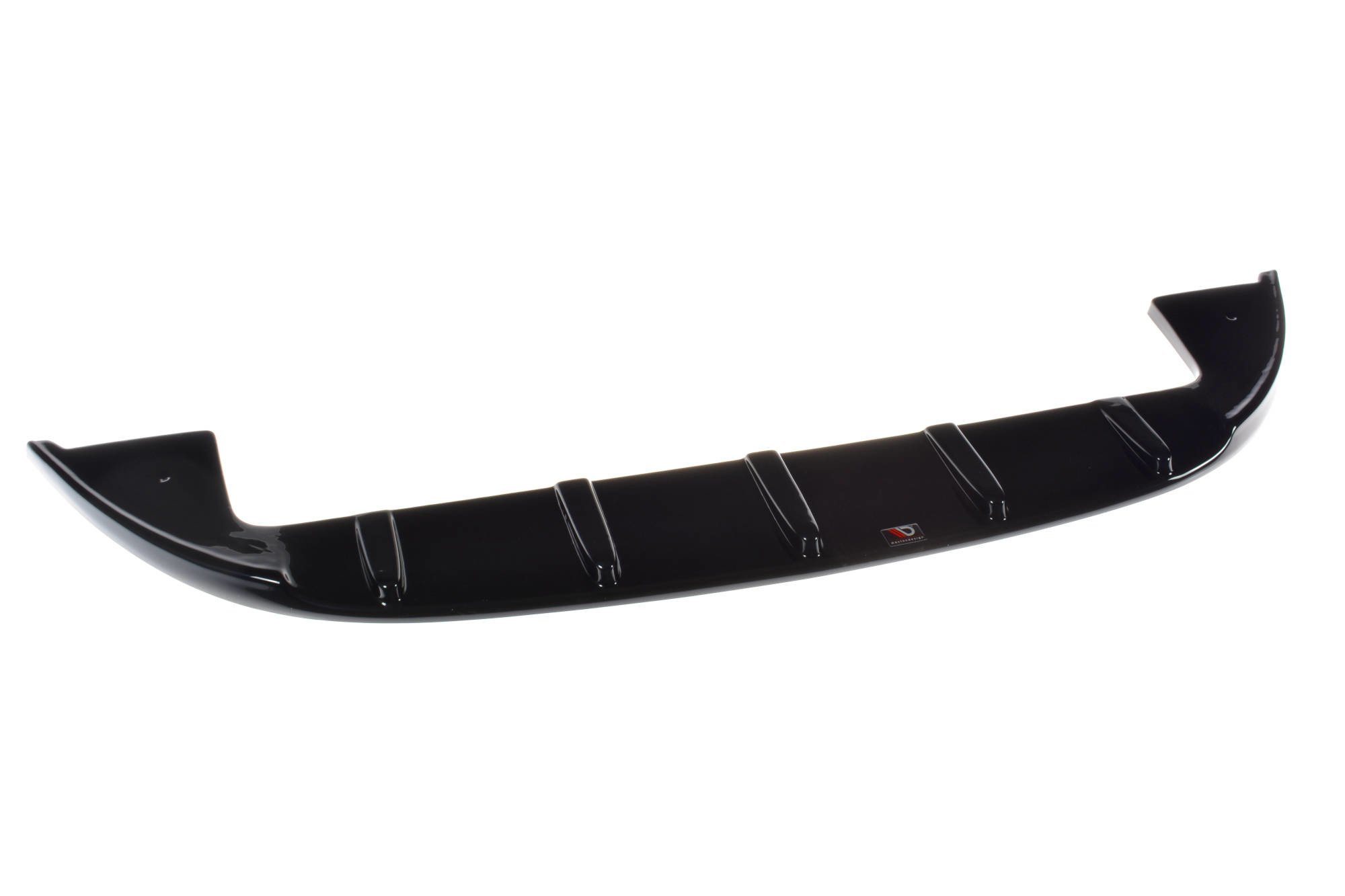 Street+ Spoilerlippe Front Ansatz V.1 passend für Fiat 500 Hatchback vor FL schwarz Hochglanz