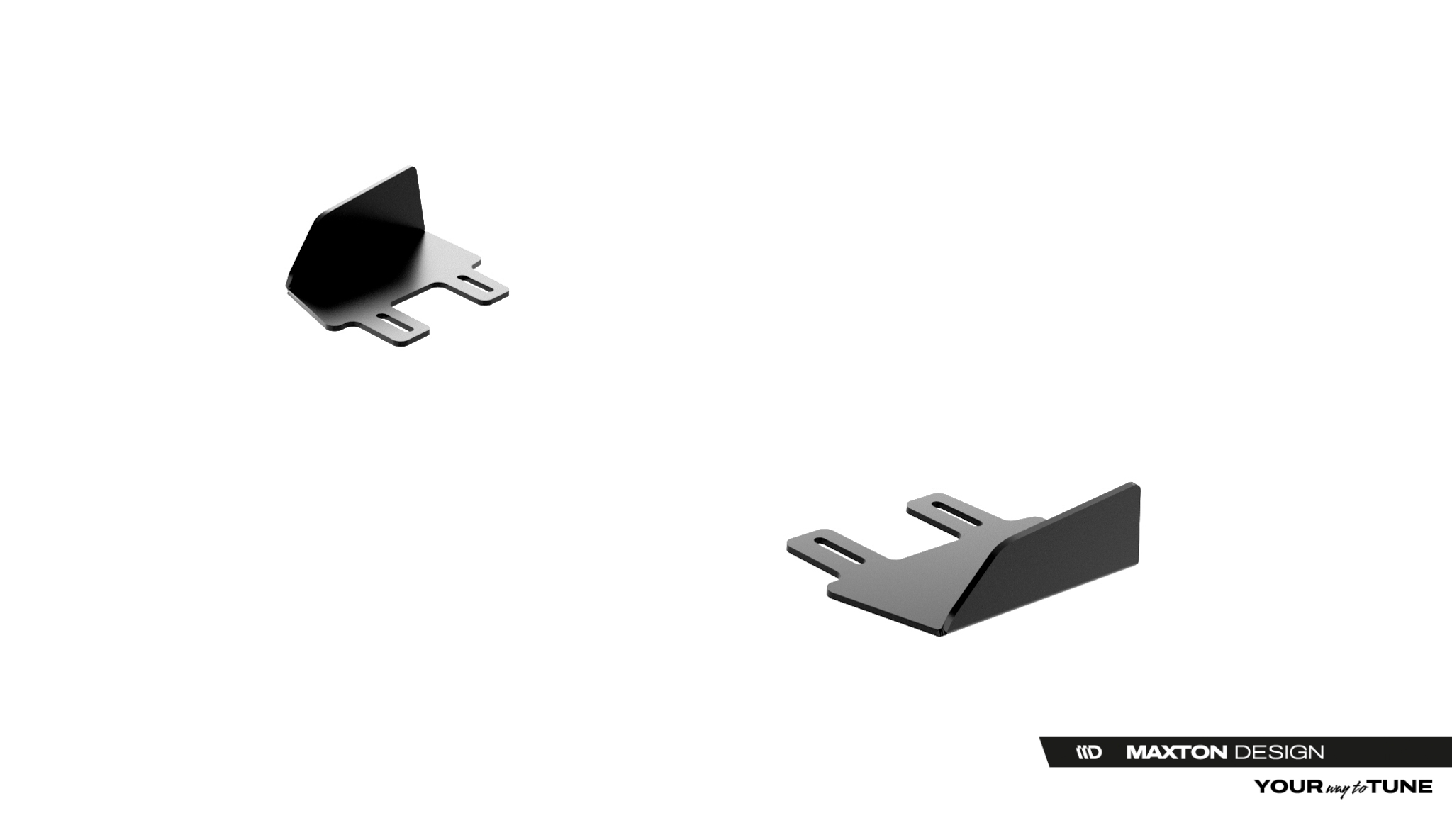 Diffusor Flaps passend für CUPRA Born Mk1 schwarz Hochglanz