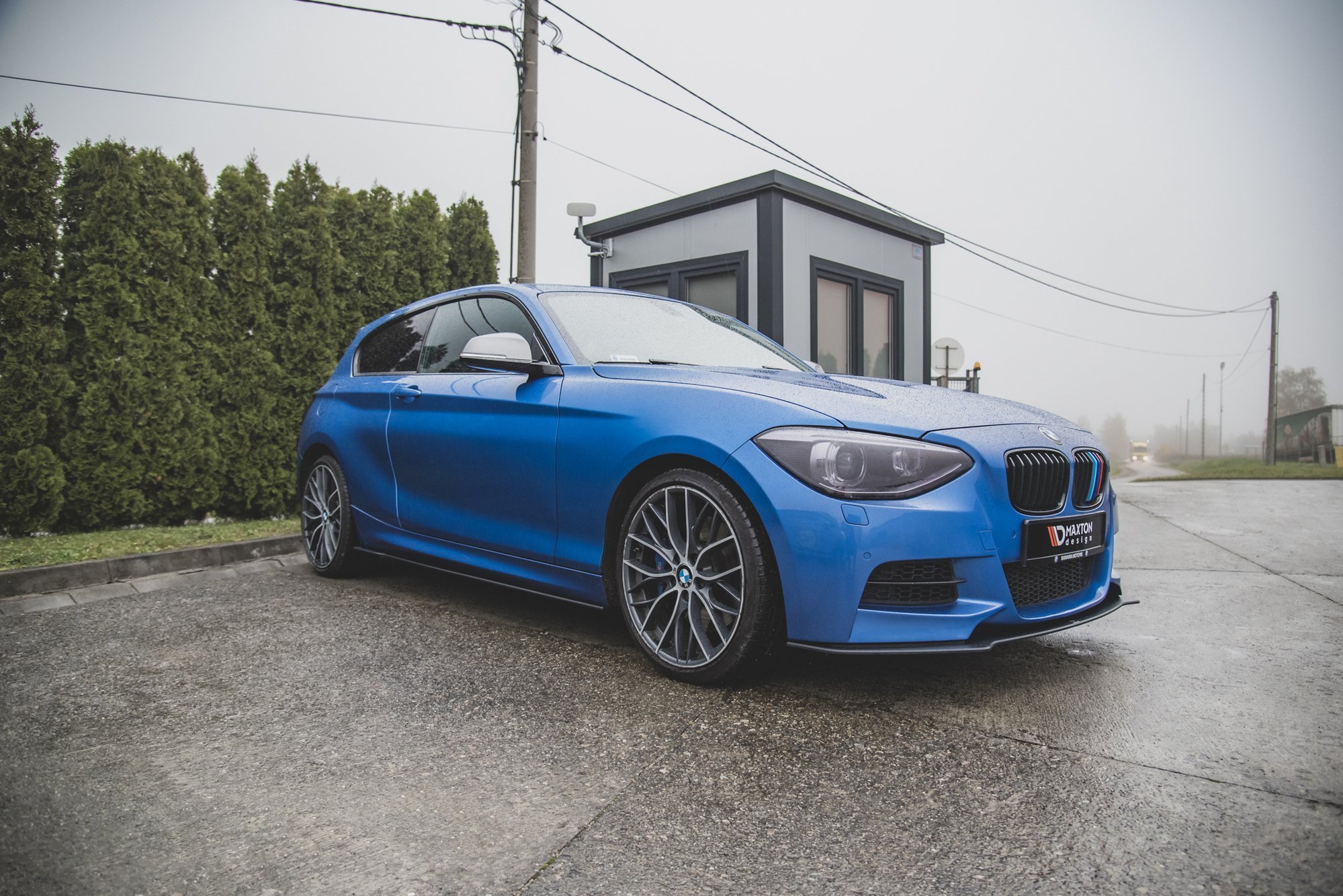 Street Pro Seitenschweller Leisten passend für BMW M135i F20 rot