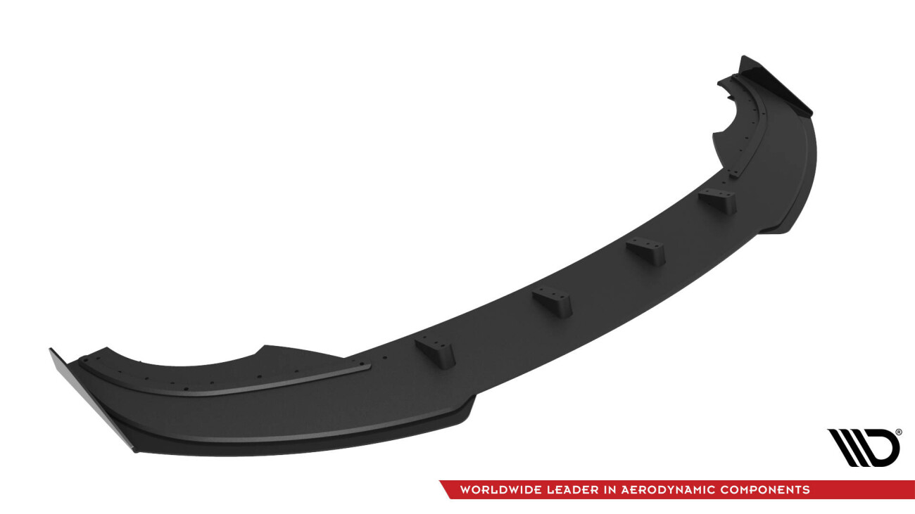Frontlippe passend für CUPRA Formentor Mk1 FL roter Kern + Hochglanz Flaps