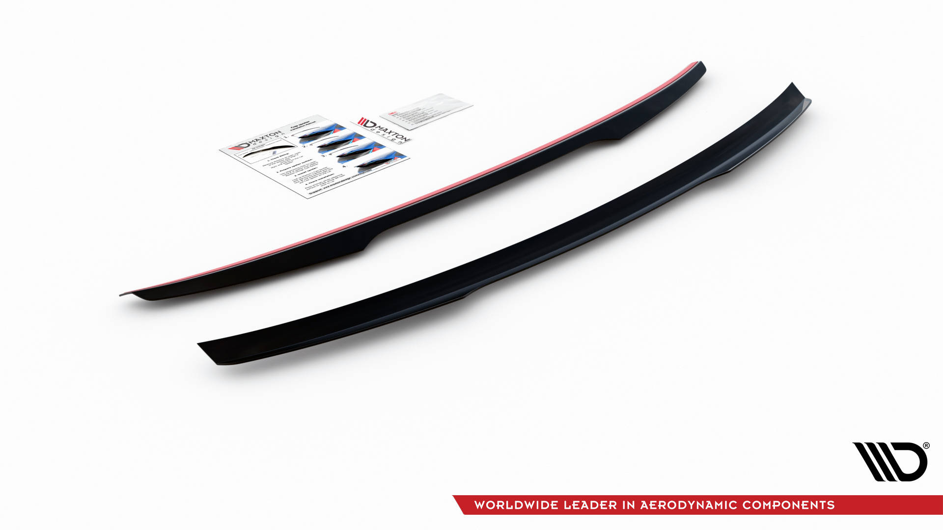 Heck Spoiler Aufsatz Abrisskante passend für VW Passat Limousine B8 FL schwarz Hochglanz