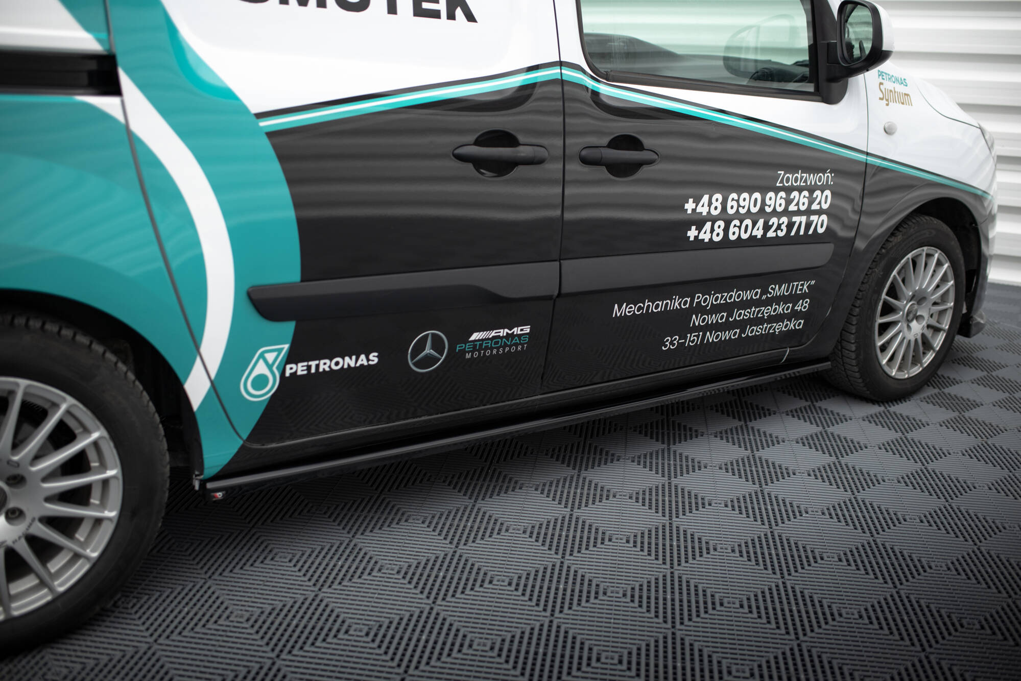 Street+ Seitenschweller Leisten passend für Mercedes Citan W415 schwarz Hochglanz
