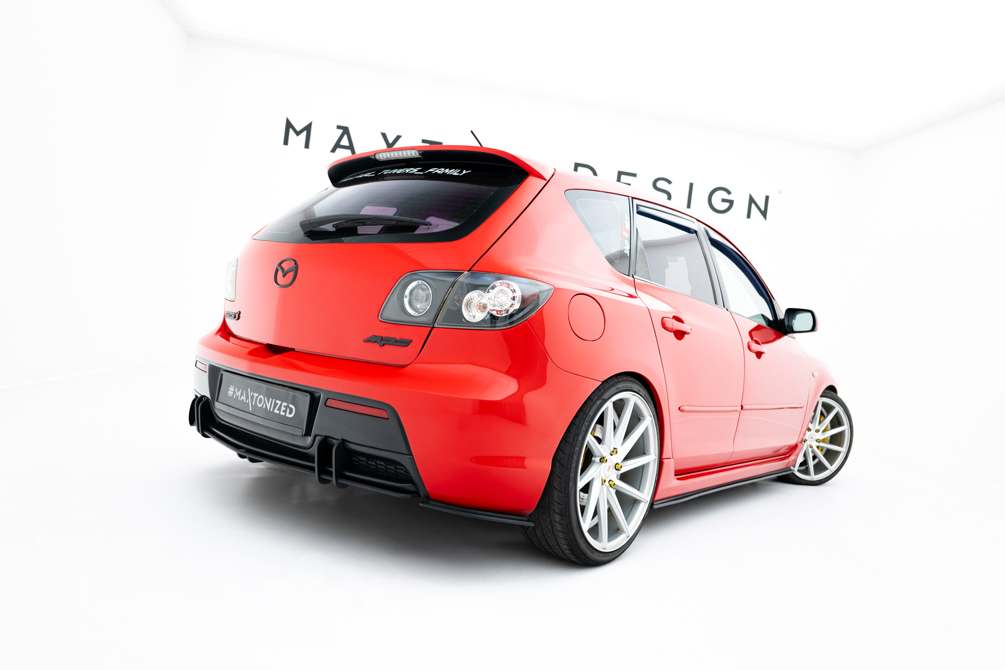 Street Pro Heck Ansatz Flaps passend für Mazda 3 MPS Mk1 EU Version