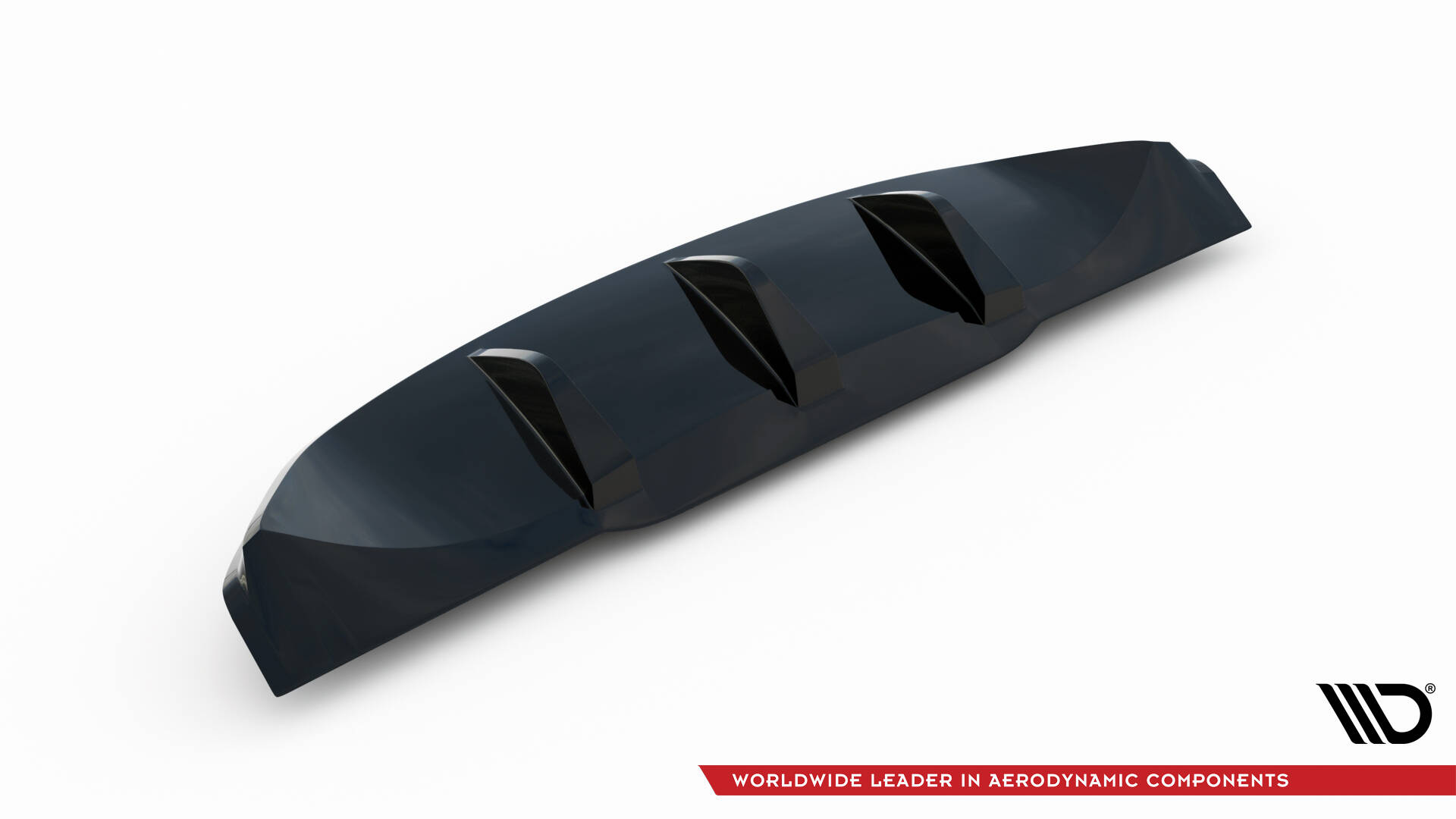 Heckansatz Diffusor passend für Maserati Granturismo Mk1 schwarz Hochglanz
