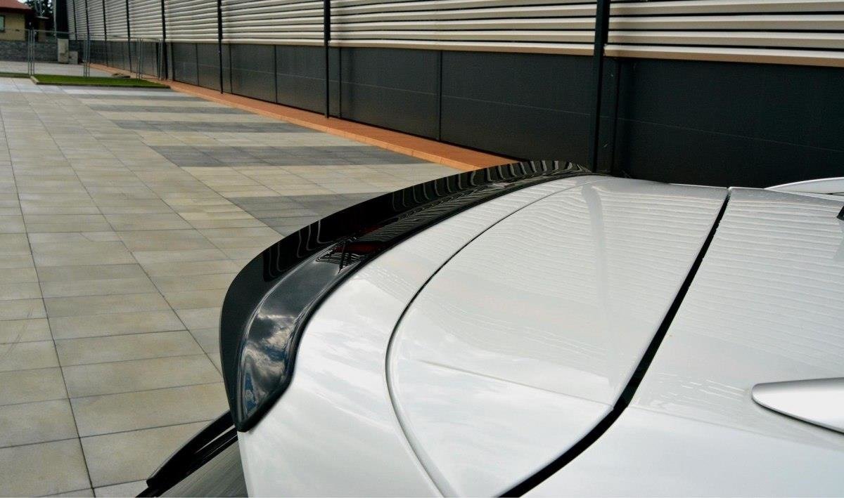 Heck Spoiler Aufsatz Abrisskante passend für Vw Tiguan Mk2 R-Line schwarz Hochglanz