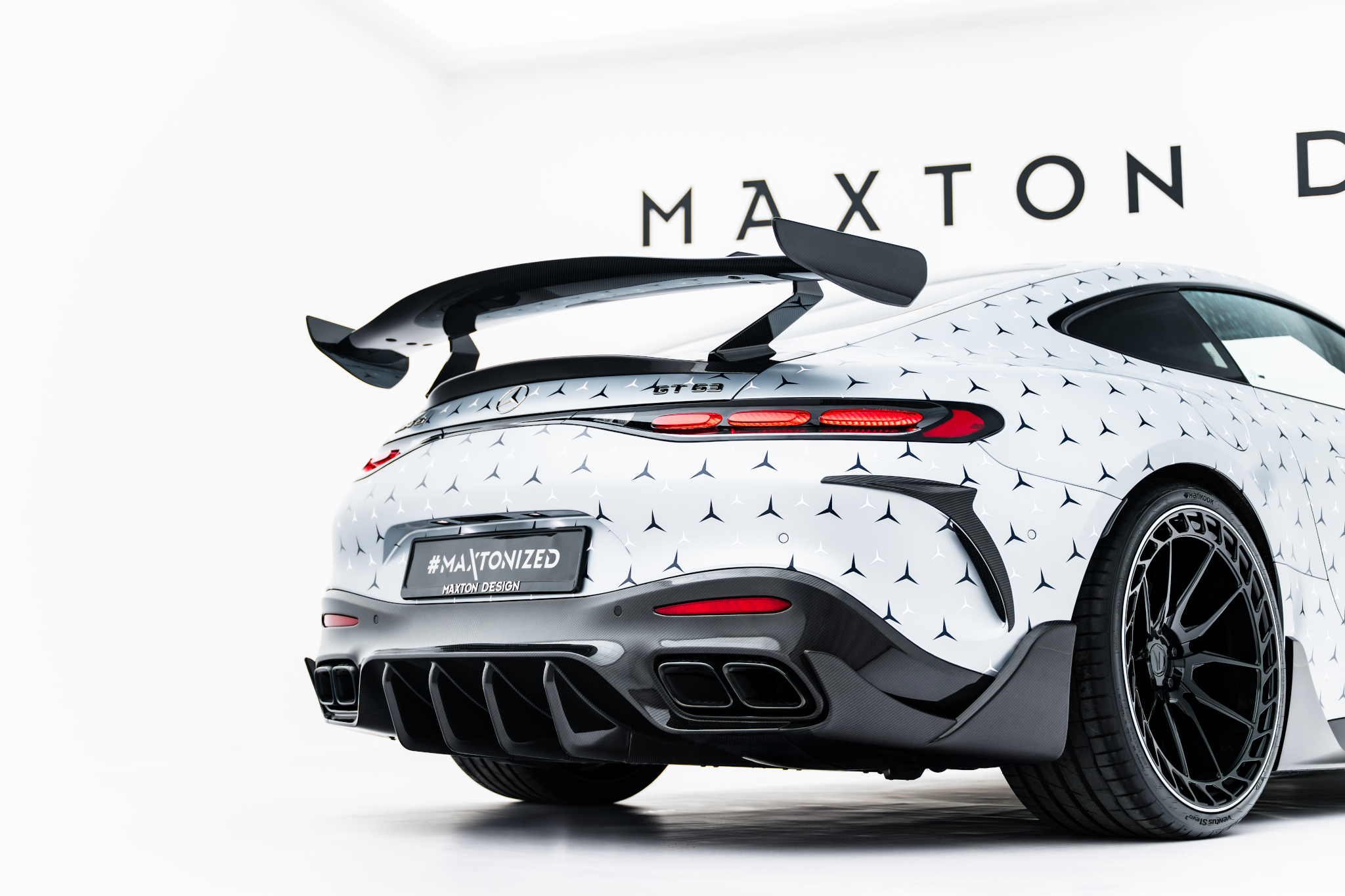 Carbon Fiber Heck Stoßstange Canards passend für Mercedes-AMG GT 63 / 55 / 63 S E Performance C192